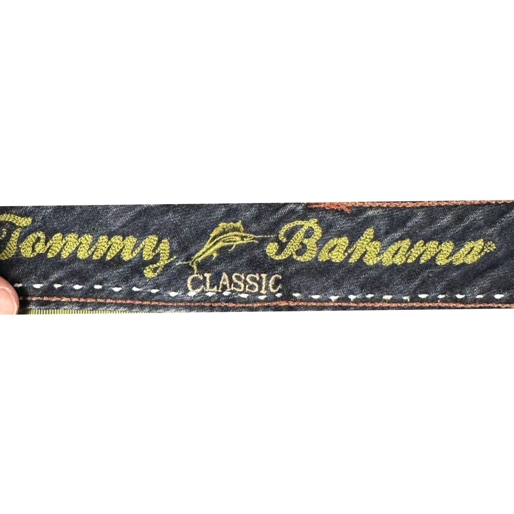 Tommy Bahama Tommy Bahama Jeans Mens 44X34 Blue Classic Fit Straight Dark Wash 5 Pocket EUC Size US 44 / EU 60 - 3 Thumbnail