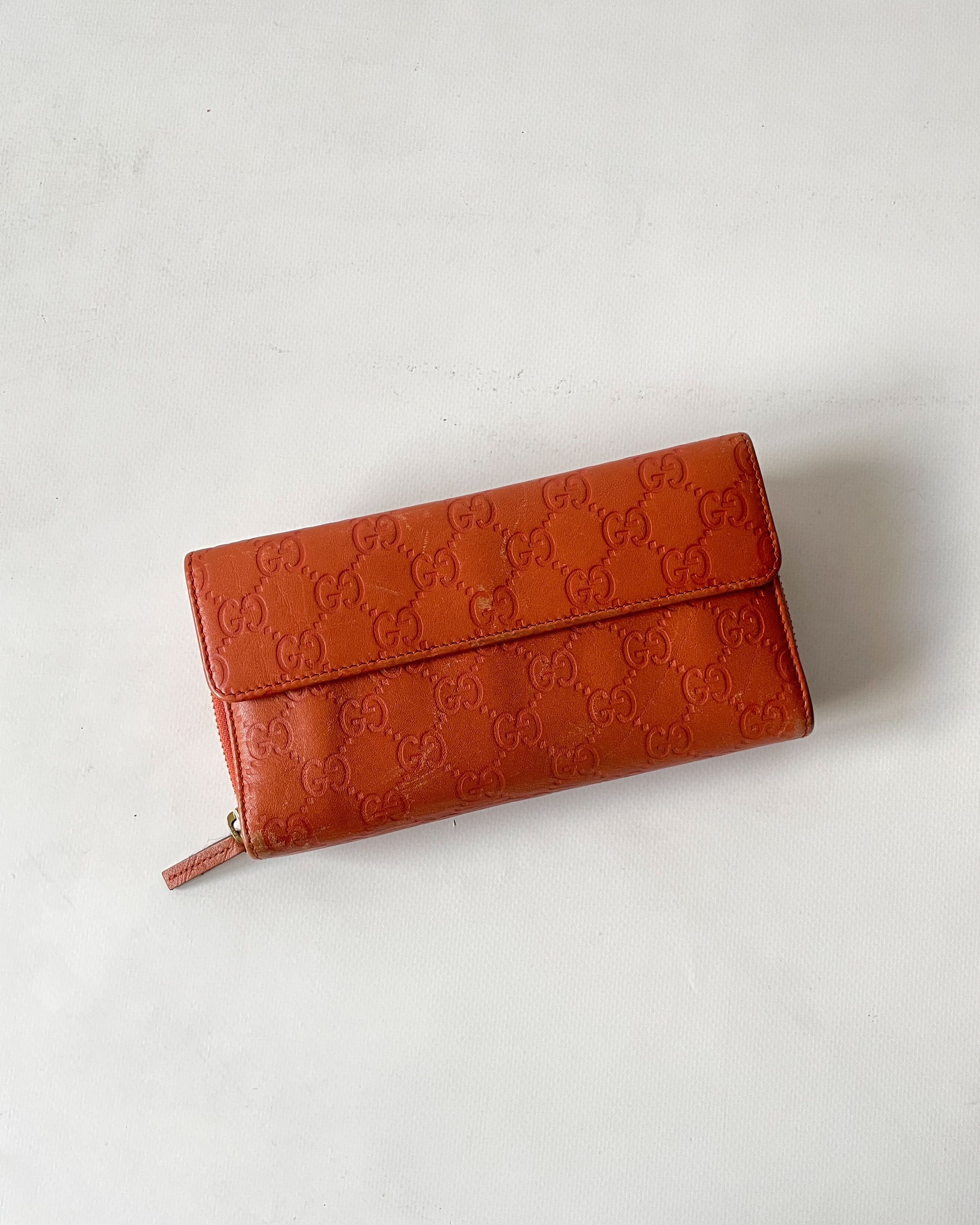 Gucci Gucci Leather Guccissima Zip Around Wallet Size ONE SIZE - 2 Thumbnail