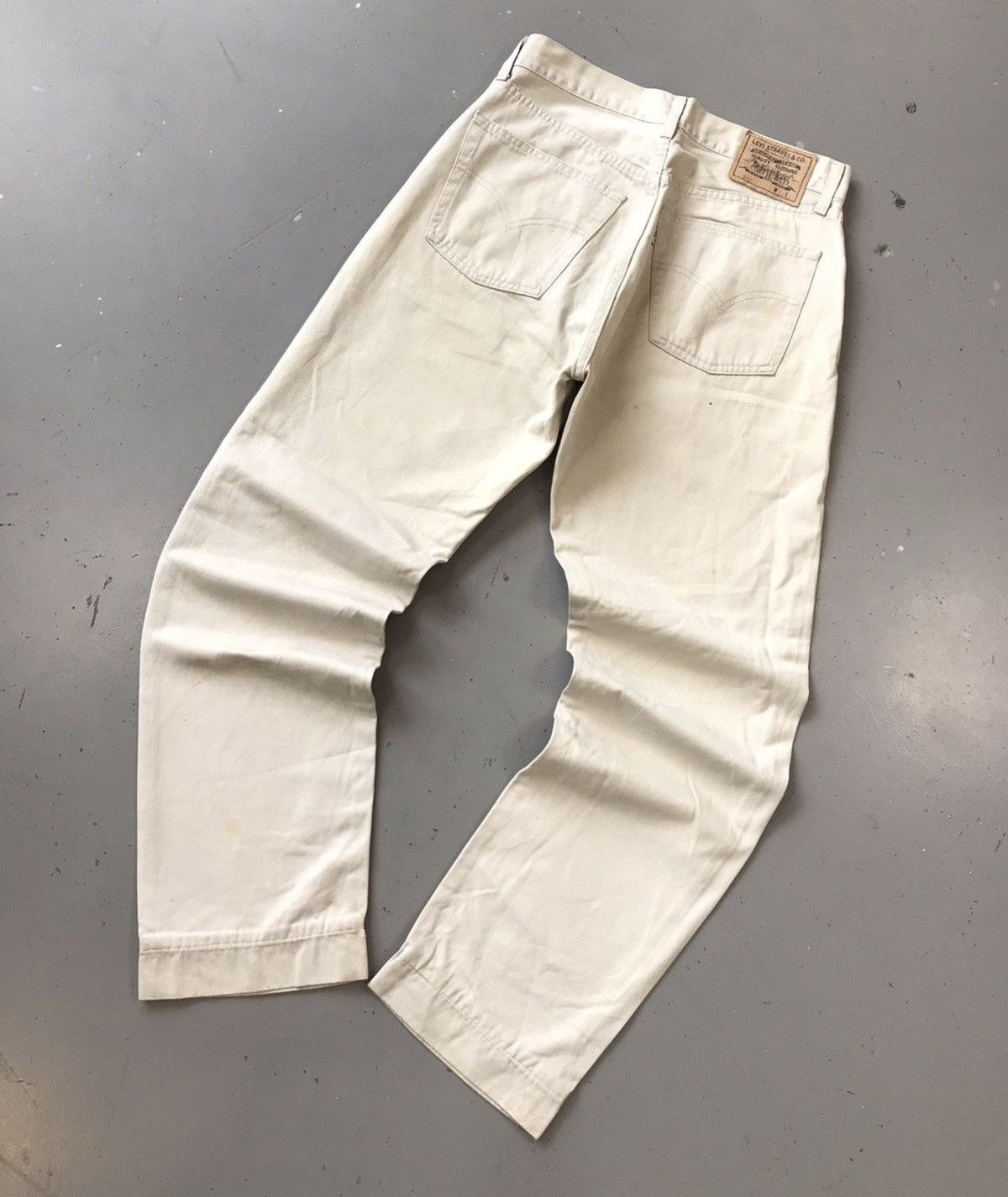 Levi's Vintage levis white tab off white denim Size US 32 / EU 48 - 2 Thumbnail
