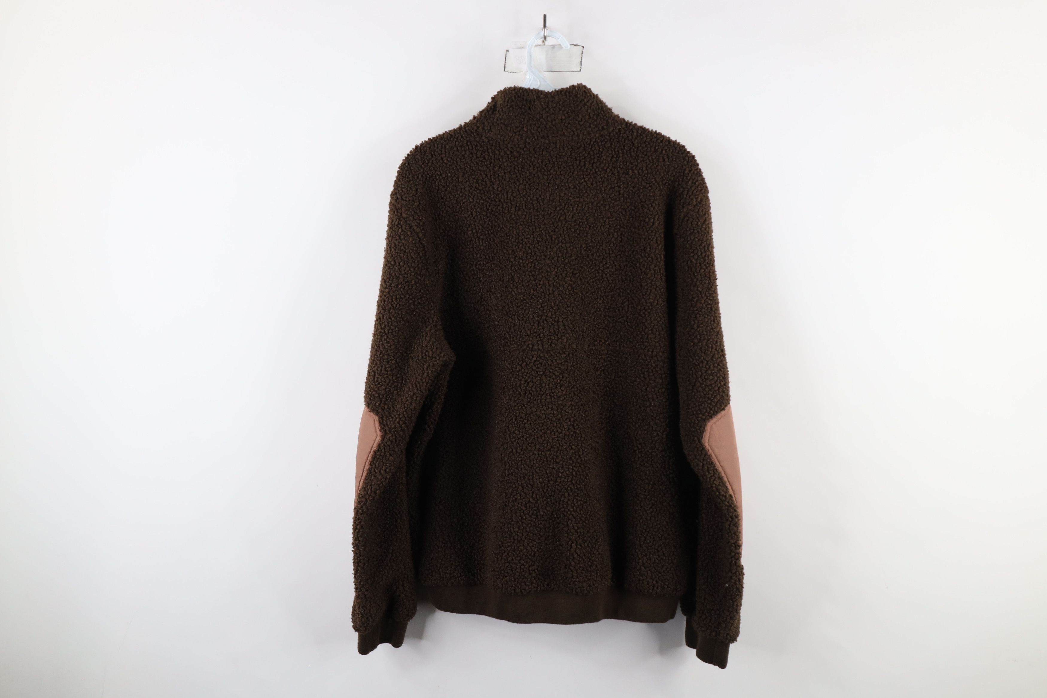 Lands' End × Vintage Vintage Lands End Pile Fleece Snap Button Pullover Sweater Size US M / EU 48-50 / 2 - 11 Thumbnail