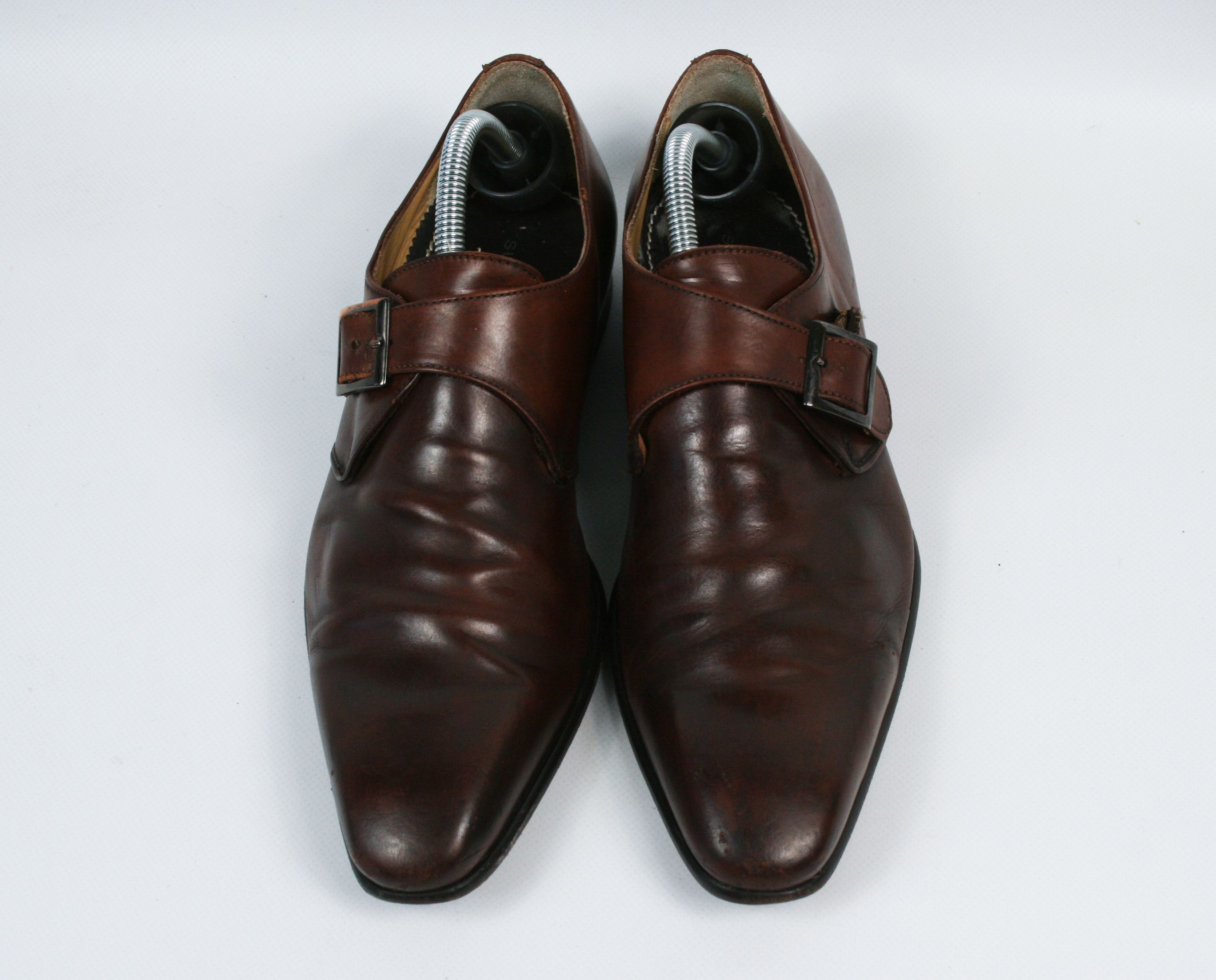 Suitsupply Strap Monk Leather Shoes Size US 9 / EU 42 - 5 Thumbnail