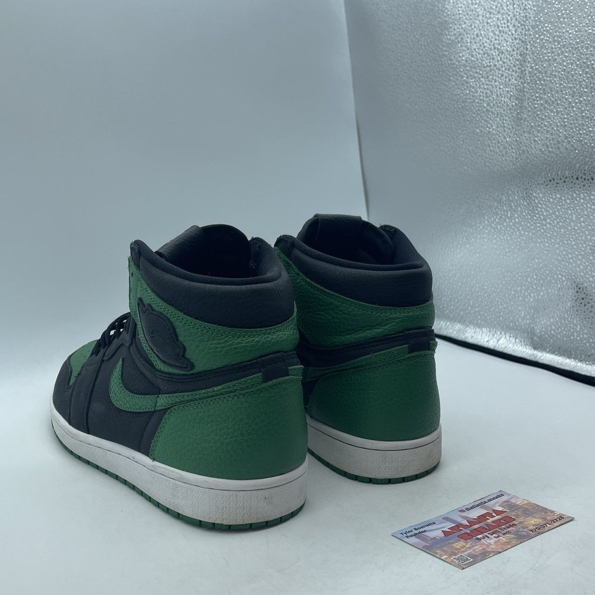Jordan Brand Air Jordan 1 high pine green 2.0 Size US 8.5 / EU 41-42 - 4 Thumbnail