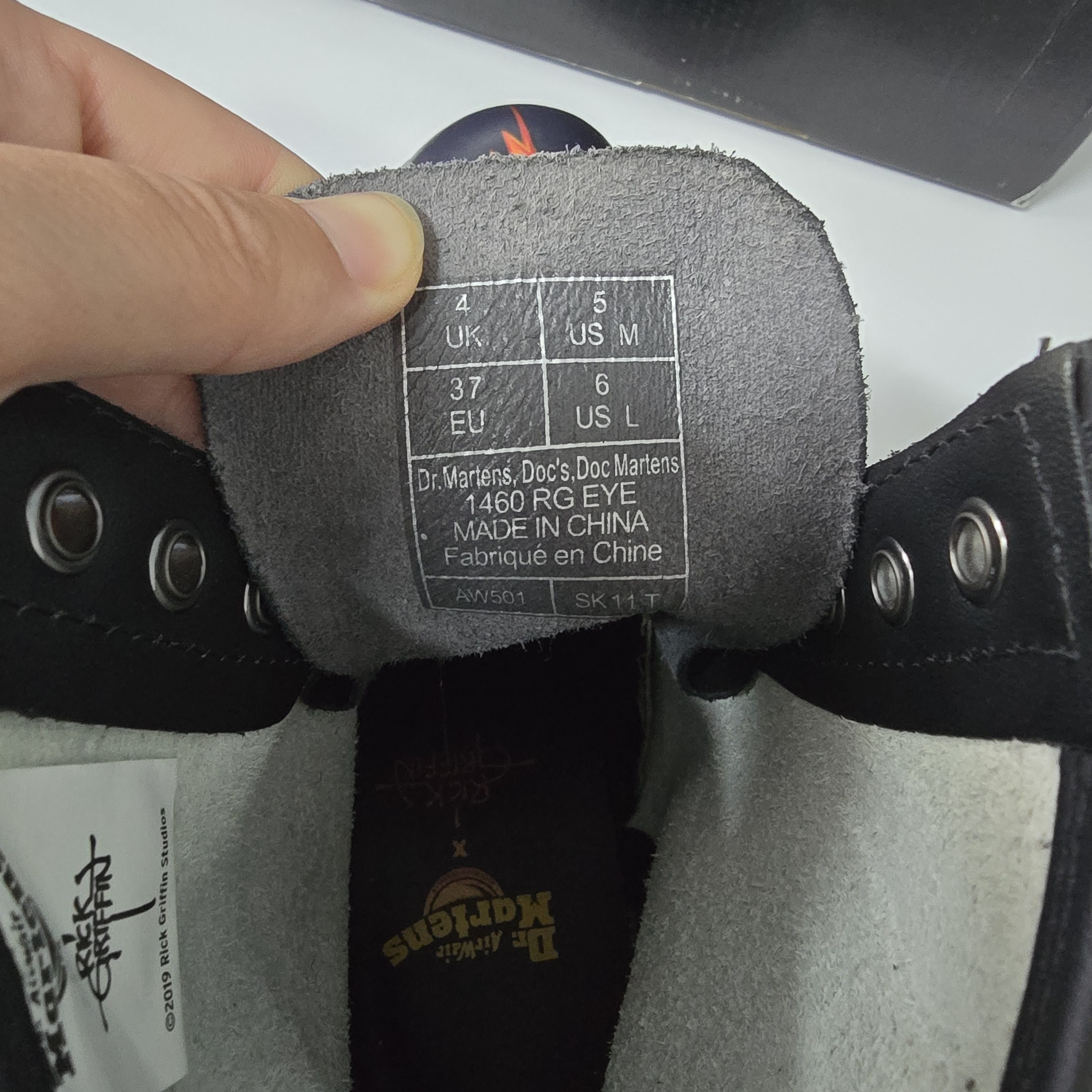 Dr. Martens Dr Martens 1460 x Rick Griffin Size US 6 / IT 36 - 4 Thumbnail