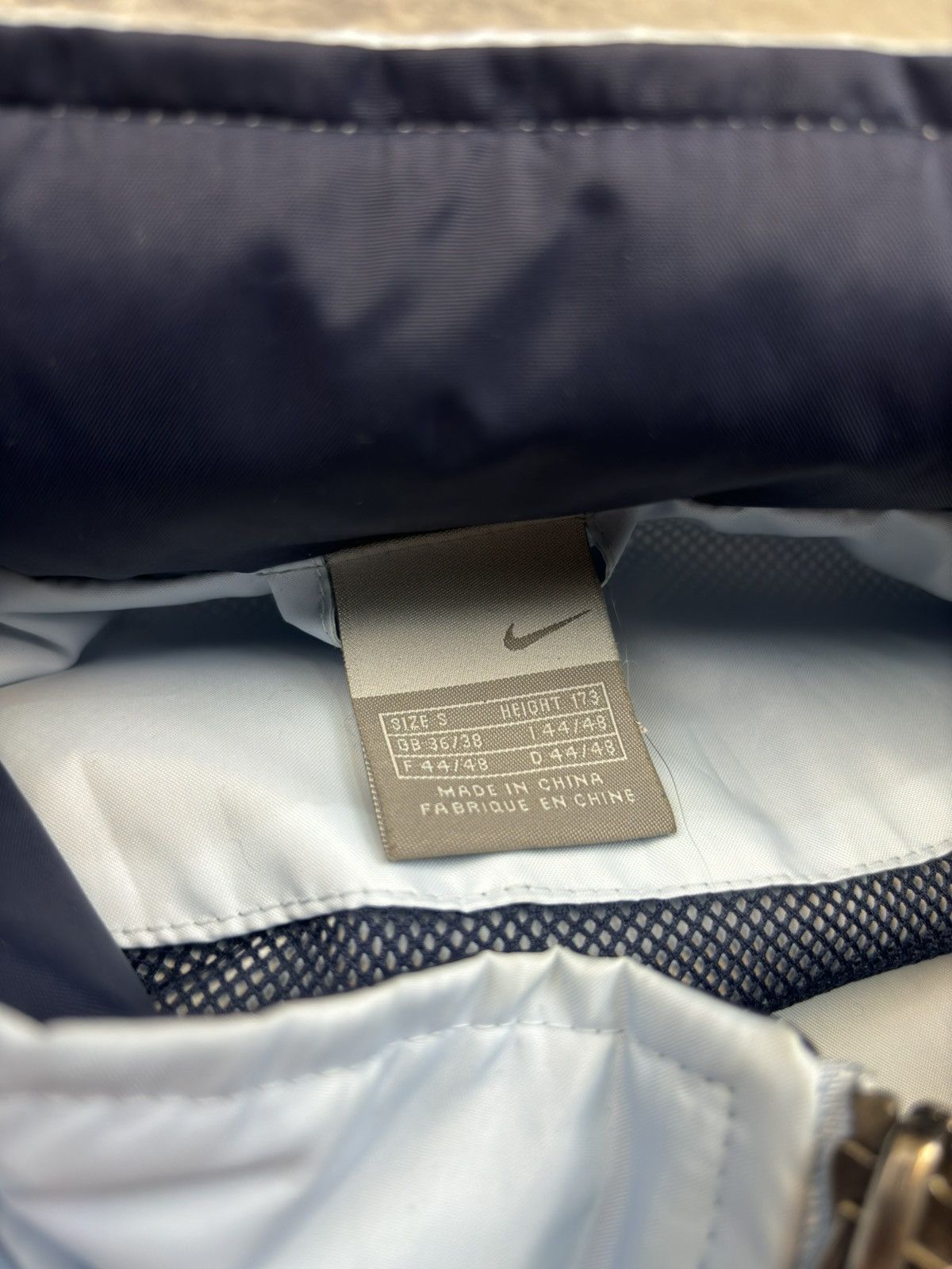 Nike × Nike ACG × Vintage NIKE VINTAGE BABY BLUE NYLON LIGHT JACKET DRILL Y2K RARE Size US M / EU 48-50 / 2 - 5 Thumbnail