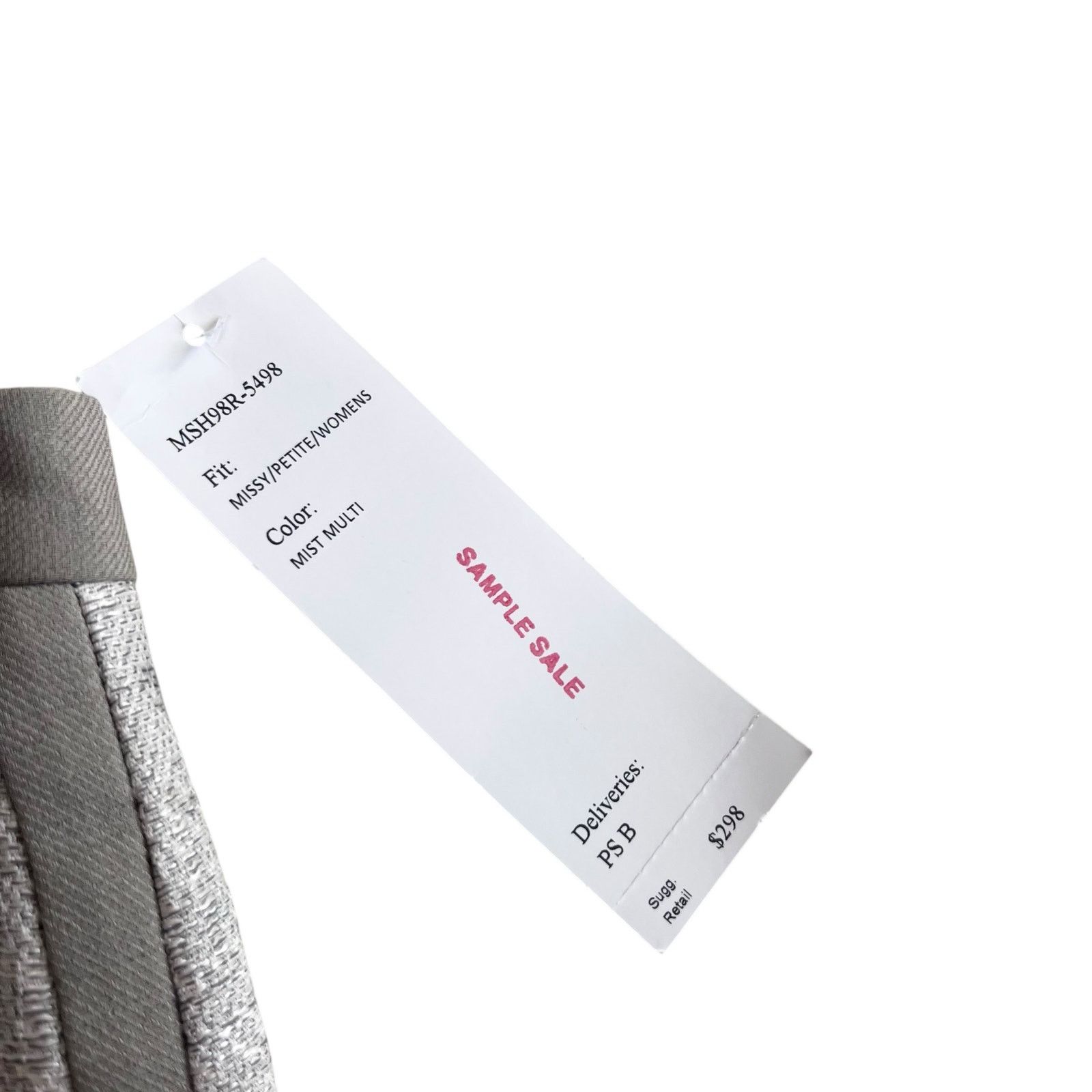 Lafayette 148 Lafayette 148 NY Mist Gray Linen Blend Pencil Skirt Size 26" / US 2 / IT 38 - 4 Thumbnail