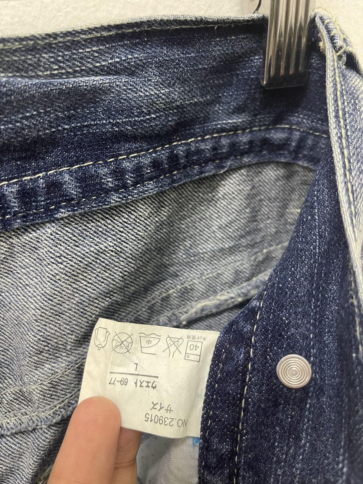 If Six Was Nine Rare Vintage Japan Embroidered Distressed Lgb Hysteric Style Size 30" / US 8 / IT 44 - 11 Thumbnail