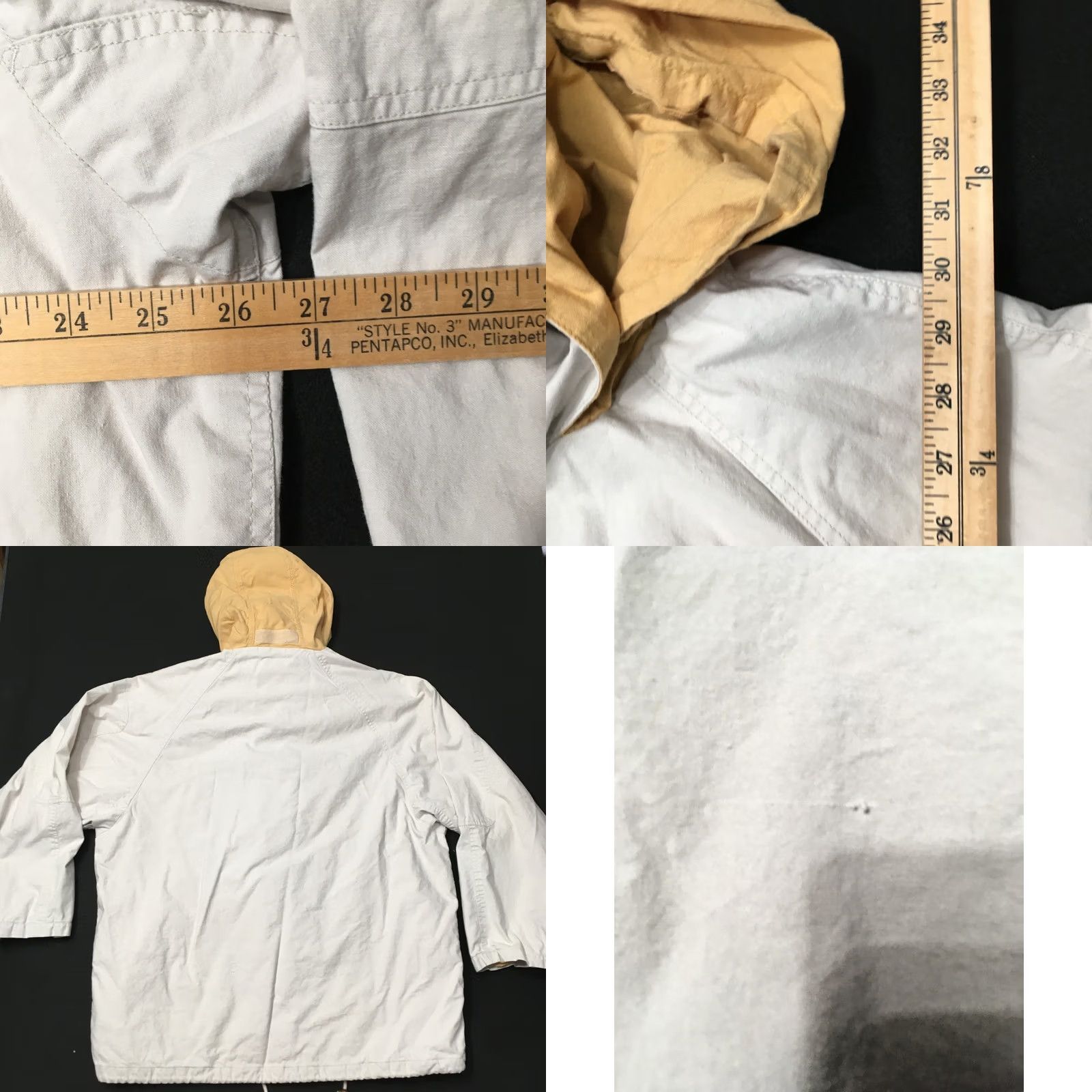 Vintage VINTAGE JLC Jacket Womens 2XL Beige Vtg 90s Soft Distressed Grunge Y2K Coat LEATHER TRIM Size XXL / US 16-18 / IT 52-54 - 8 Thumbnail