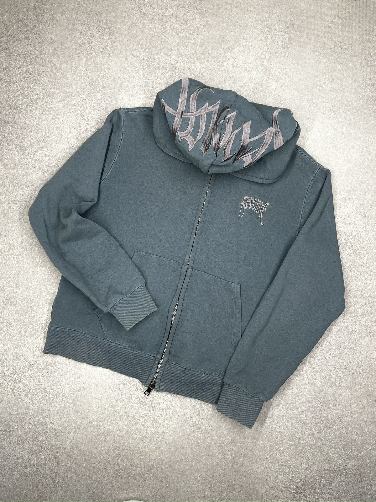 Drake × Revenge Revenge Full Zip Hoodie Embroidered Arch Logo Made in USA Size US XL / EU 56 / 4 - 1 Thumbnail