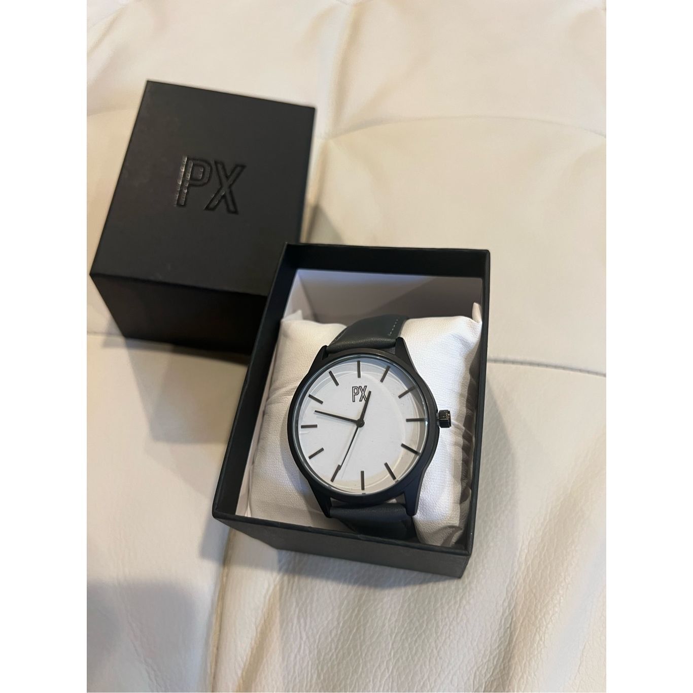 Other Px Henry Leather Strap Watch dark grey Size ONE SIZE - 1 Thumbnail