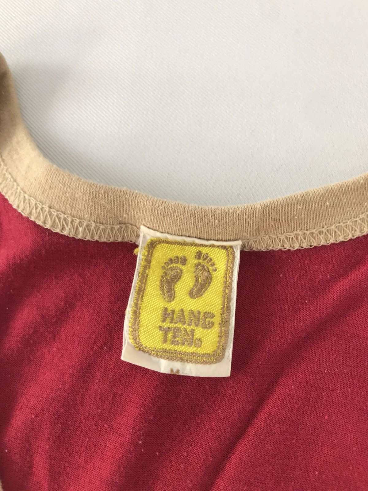 Hang Ten 90s Hang Ten Red Tank Top Embroidery Logo Sleeveless T-shirt Size US XS / EU 42 / 0 - 6 Thumbnail