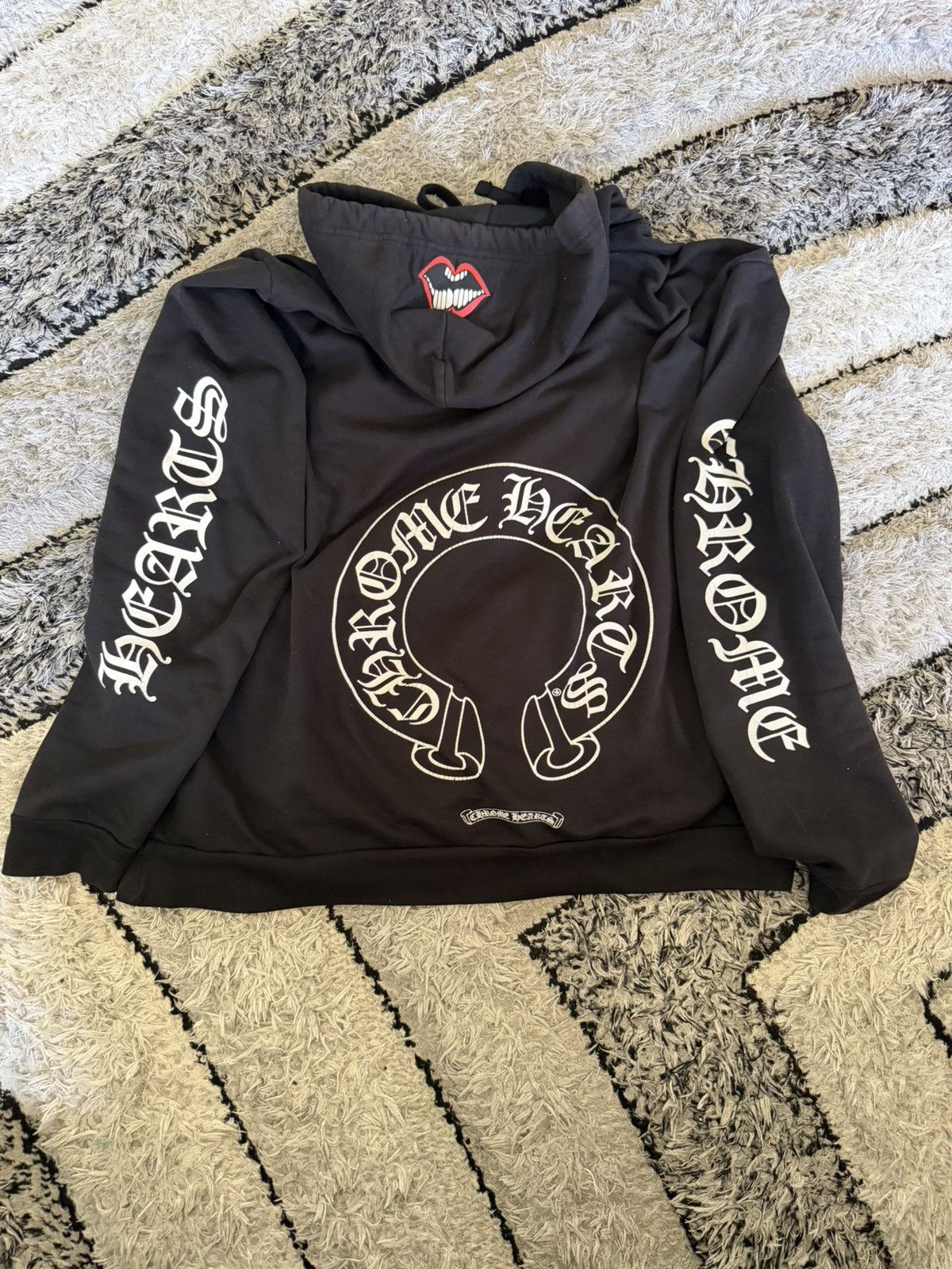 Chrome Hearts Chrome Hearts x Matty Boy Chomper Horseshoe Hoodie