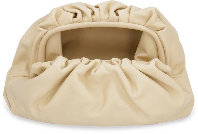 Bottega Veneta o1mle0325 Size: OS / Classic Leather Pouch in Beige Size ONE SIZE - 3 Thumbnail