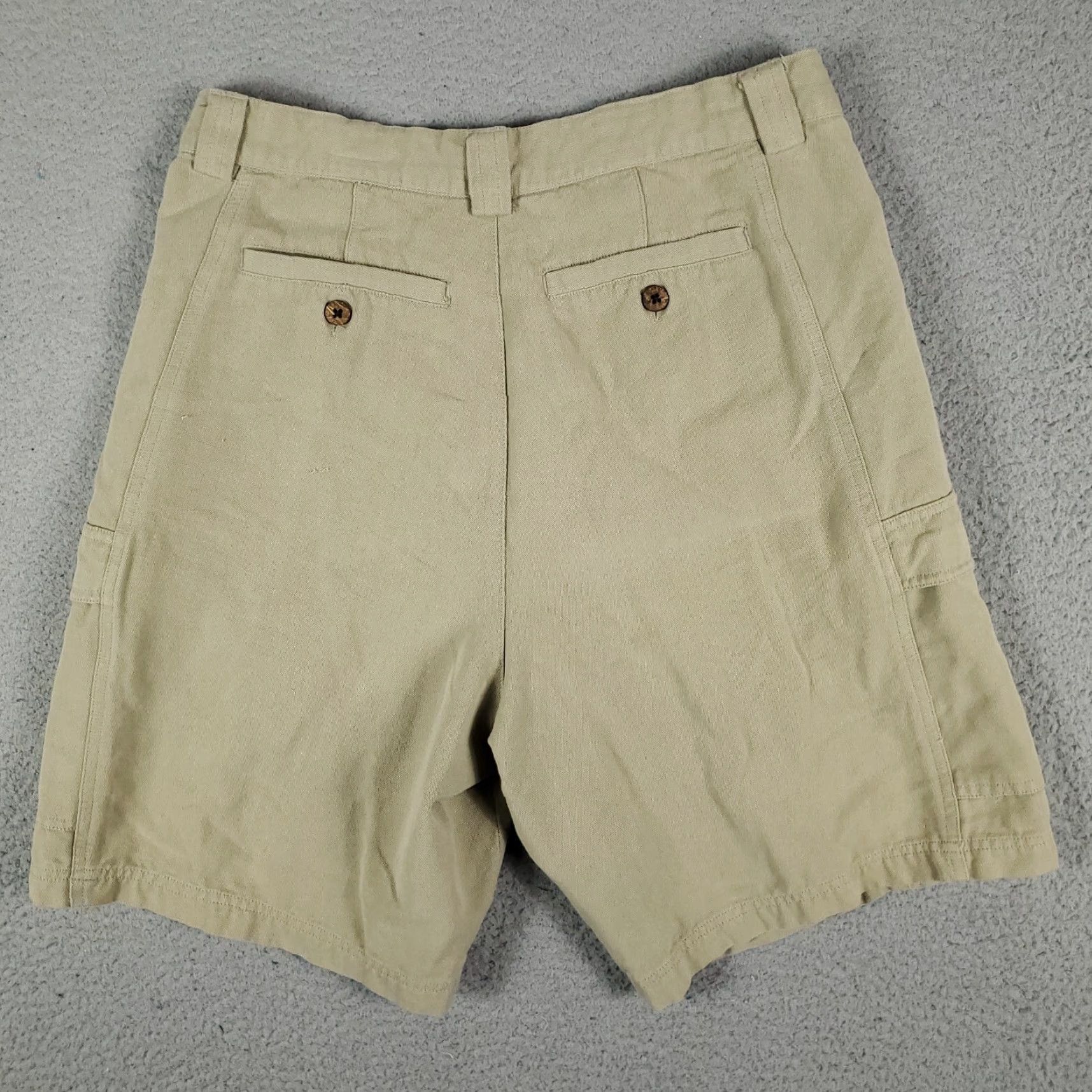 Joseph VINTAGE Joseph Feiss Men's Beige Flat Front Chino Shorts Size 32 Casual Workwear Size US 32 / EU 48 - 5 Thumbnail