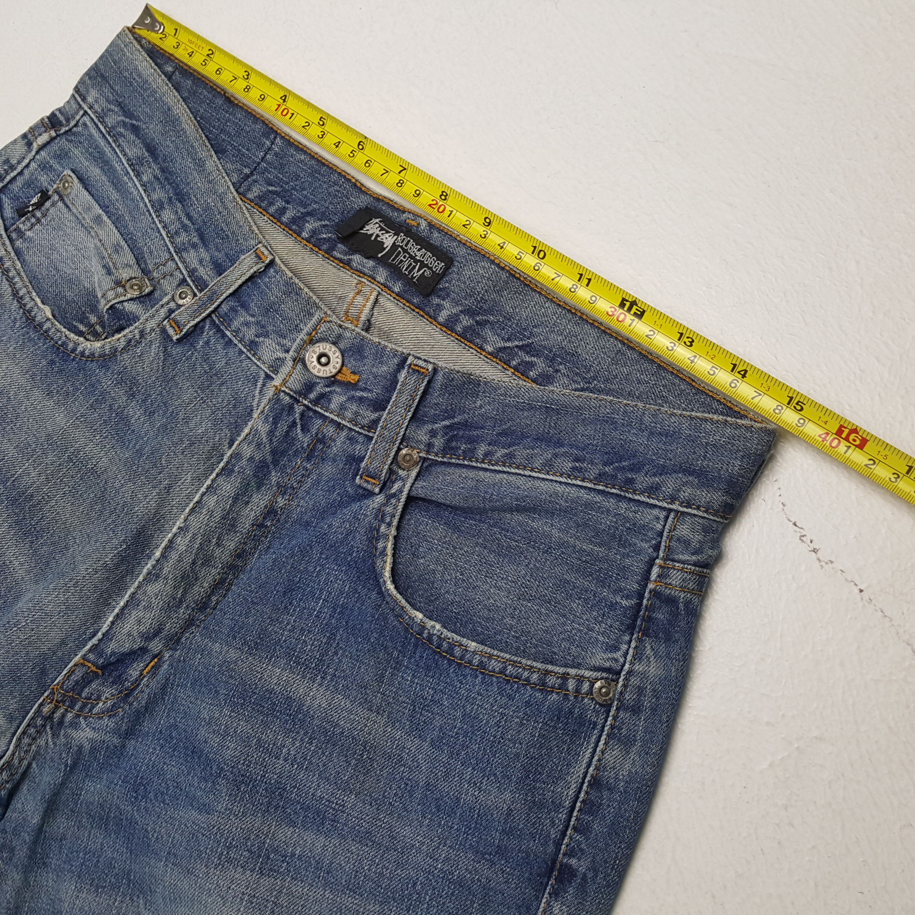Stussy STUSSY Streetwear Skateboard Style Custom Art Jeans Size US 30 / EU 46 - 7 Thumbnail
