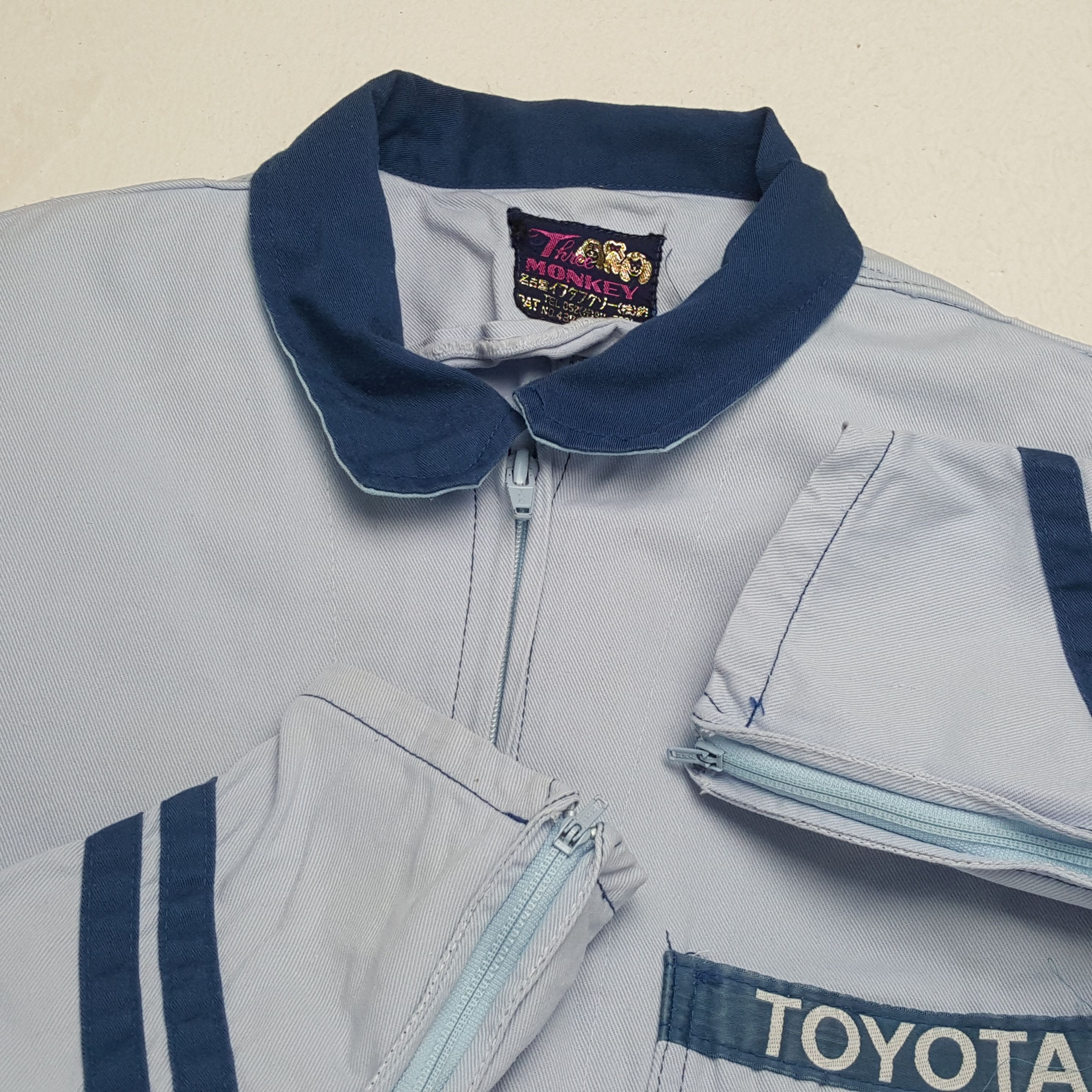 Vintage TOYOTA Japanese Motorsports Racing Workwear Coverall Jacket Size US S / EU 44-46 / 1 - 13 Thumbnail