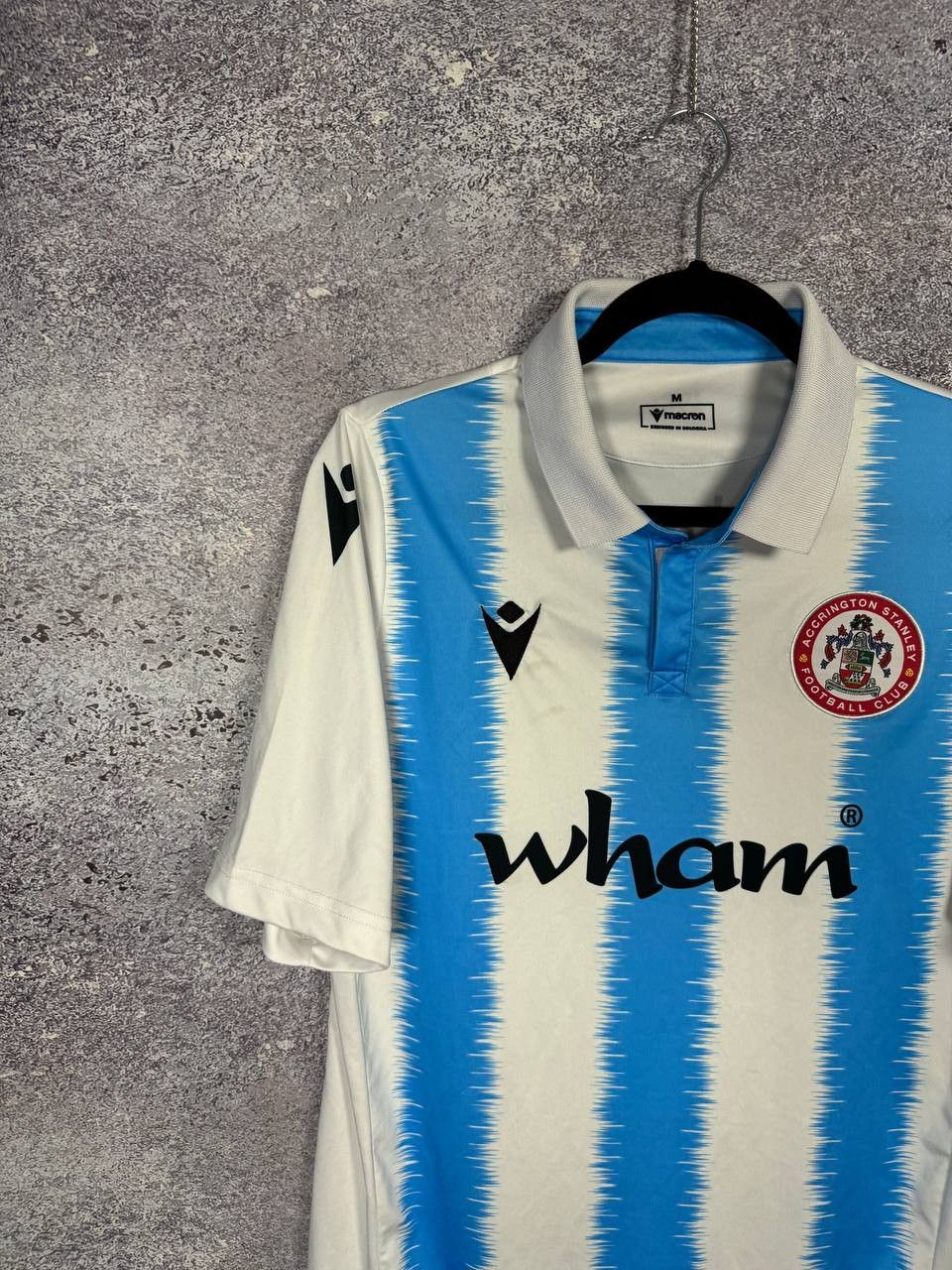 Macron Accrington Stanley 2023/24 Away Macron Soccer Jersey Size US M / EU 48-50 / 2 - 3 Thumbnail