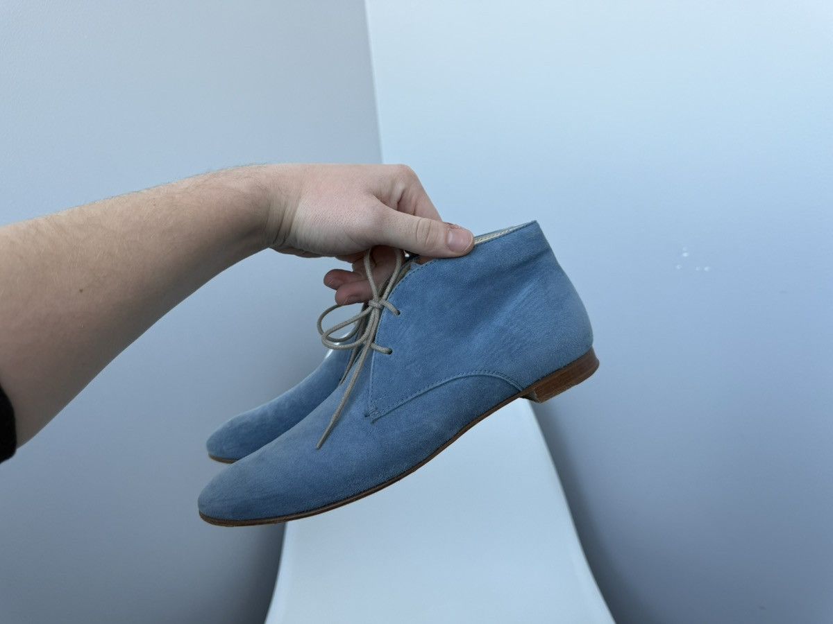 Tod's Tods Blue Suede Desert Boots Womans Size US 7 / IT 37 - 4 Thumbnail