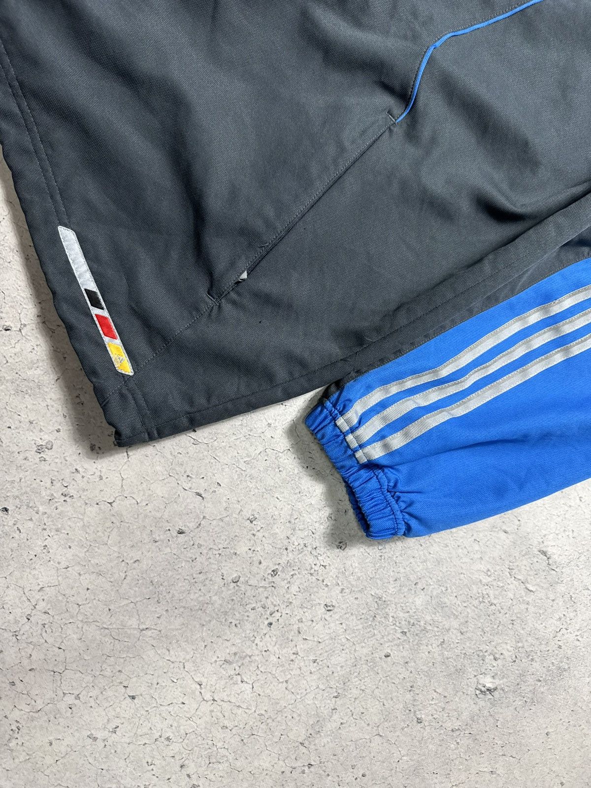 Adidas Adidas Germany Team Vintage Nylon Football Track Jacket Y2K Size US XXL / EU 58 / 5 - 3 Thumbnail