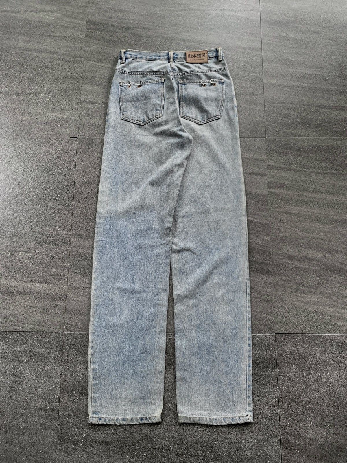 Yohji Yamamoto FREE TAX! 80s YYPH Studded Ring Accents Denim Jeans Size US 28 / EU 44 - 7 Thumbnail