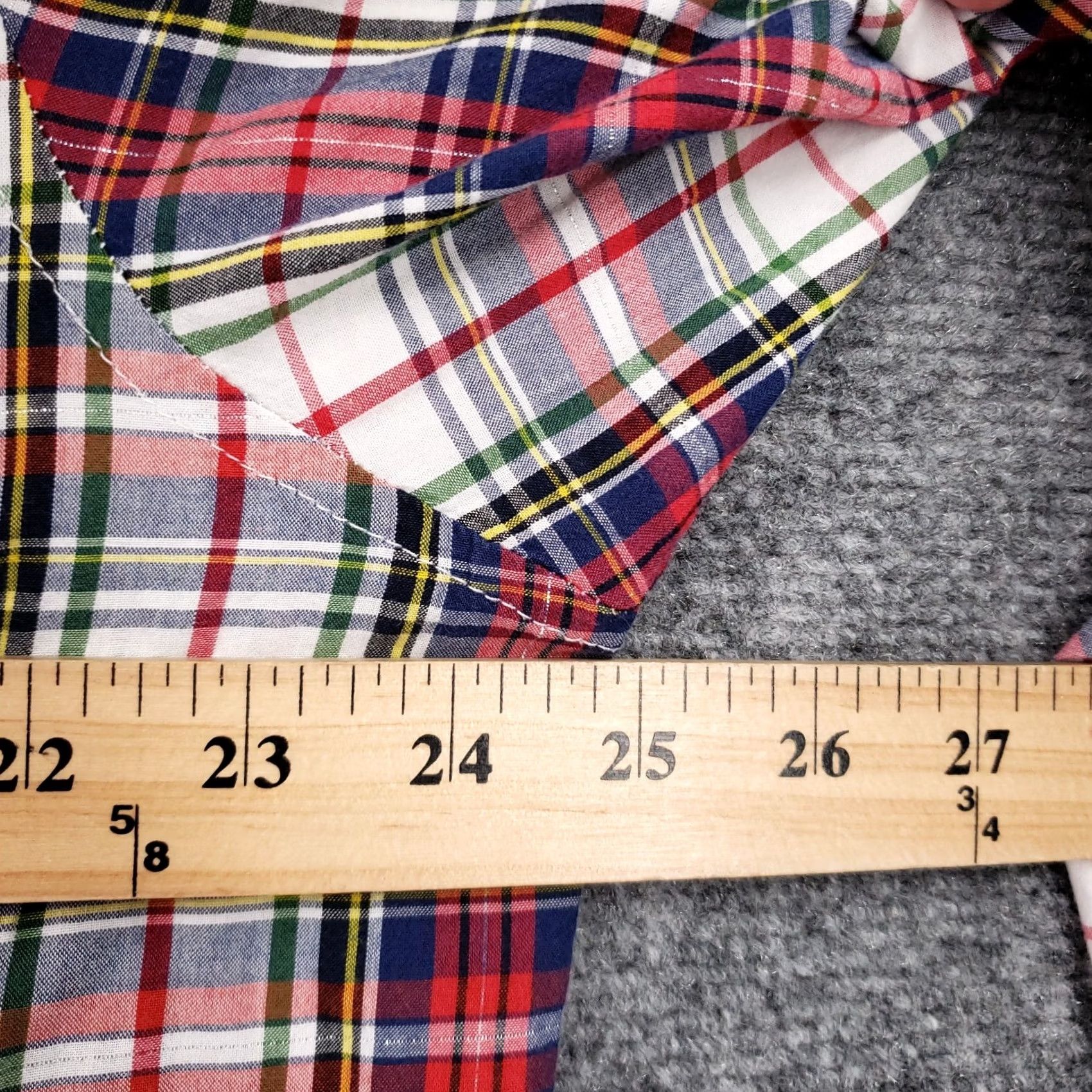 Victoria's Secret Victoria's Secret Pajama Top Women's XL Red Cotton Plaid Button Up Sleepwear Tartan Cotton Blend Size XL / US 12-14 / IT 48-50 - 6 Thumbnail