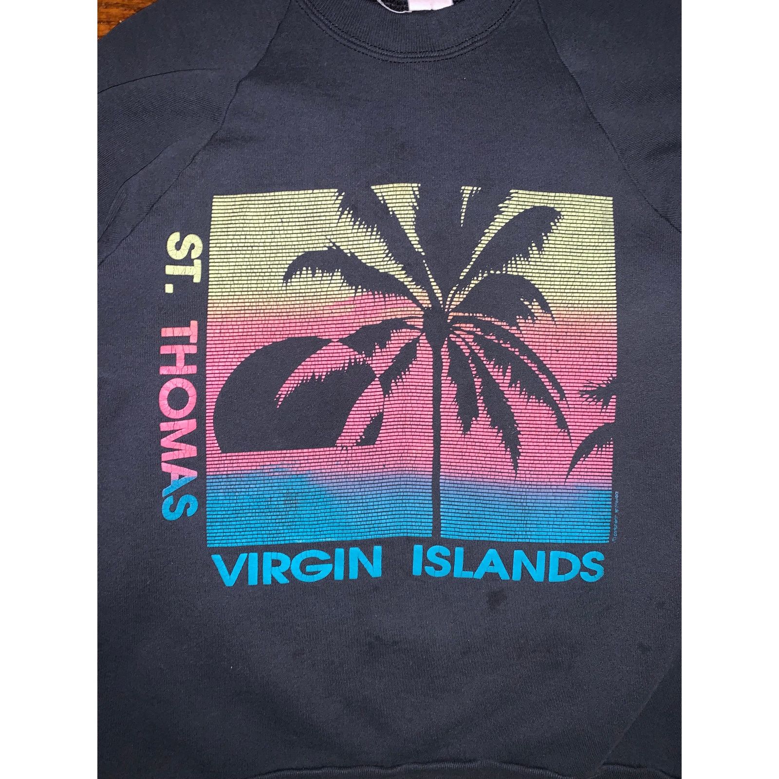 Fruit Of The Loom × Vintage St Thomas Virgin Islands Crewneck Sweatshirt USA Large Size US M / EU 48-50 / 2 - 2 Thumbnail