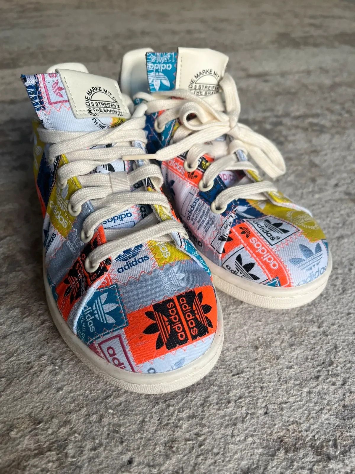 Adidas Adidas Stan Smith Primegreen Sz U 5.5 EUR 36.5 Patchwork Size US 5.5 / IT 35.5 - 3 Thumbnail