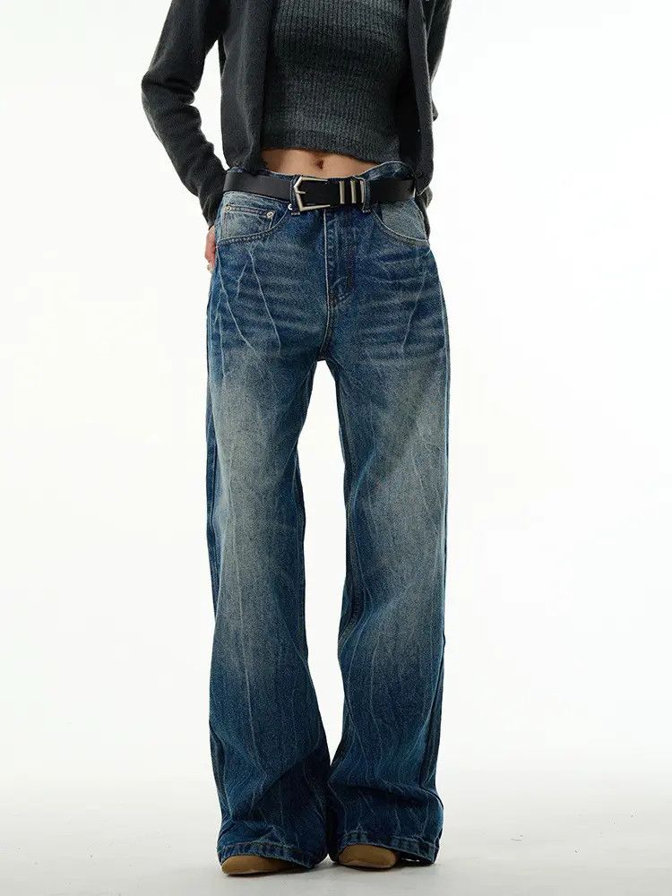 Japanese Brand × Jean Retro loose straight leg jeans Size US 32 / EU 48 - 1 Thumbnail