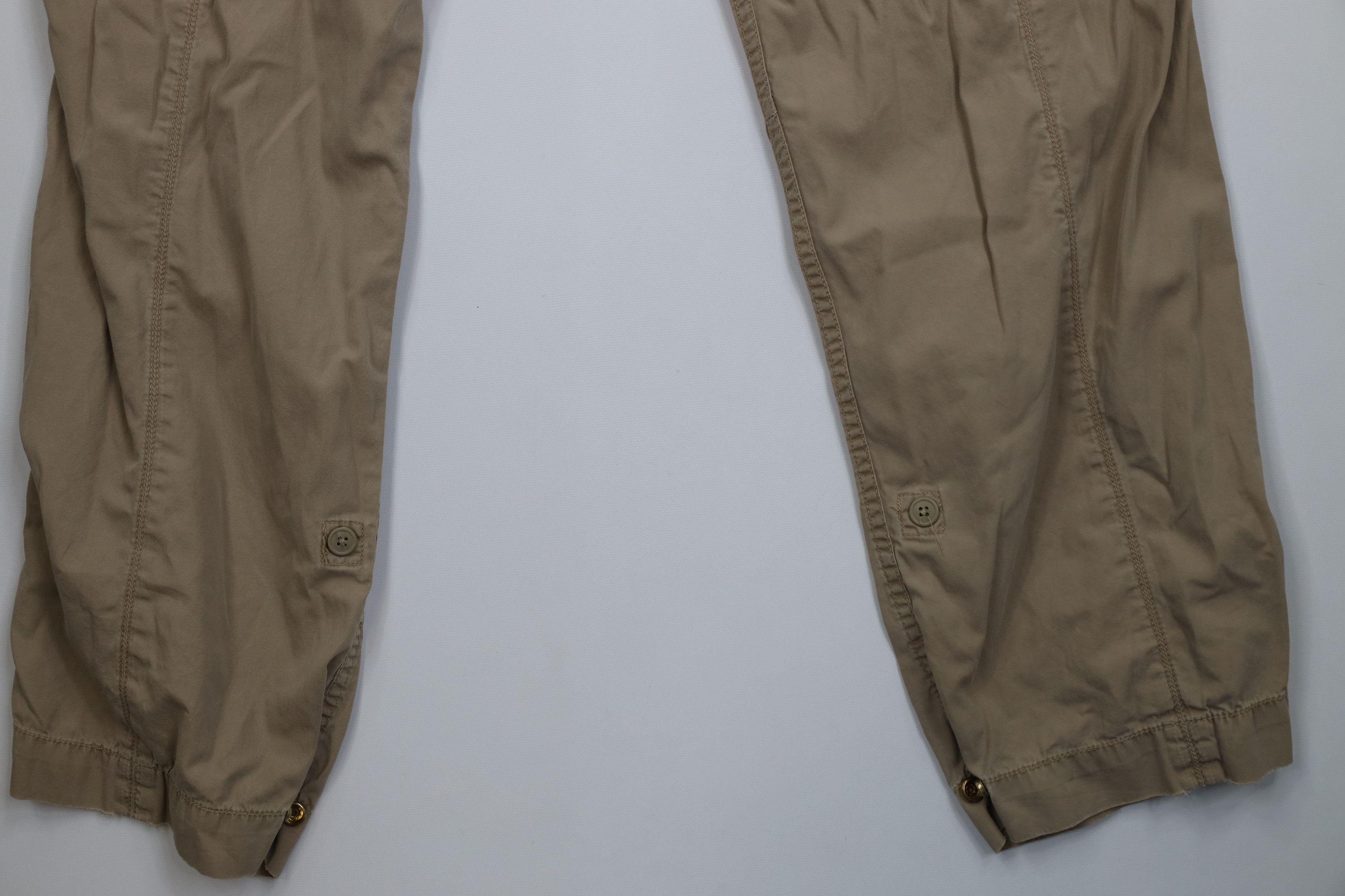 Ralph Lauren Vintage 90s Ralph Lauren Roll Cuff Wide Leg Cargo Pants Size US 38 / EU 54 - 15 Thumbnail