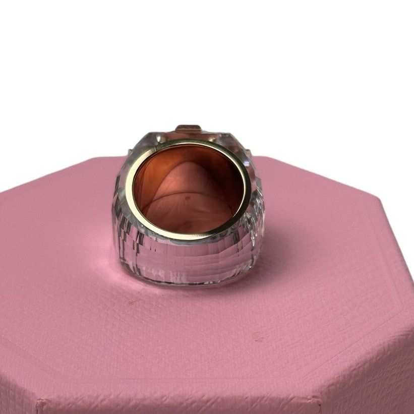 Swarovski Swarovski Chroma Cocktail Ring Pink and Gold 60 - 9 USA Size ONE SIZE - 5 Thumbnail