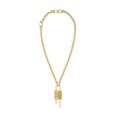 Givenchy o1srvl11e0126 Size: OS / 4G Padlock-Pendant Necklace in Gold Size ONE SIZE - 2 Thumbnail