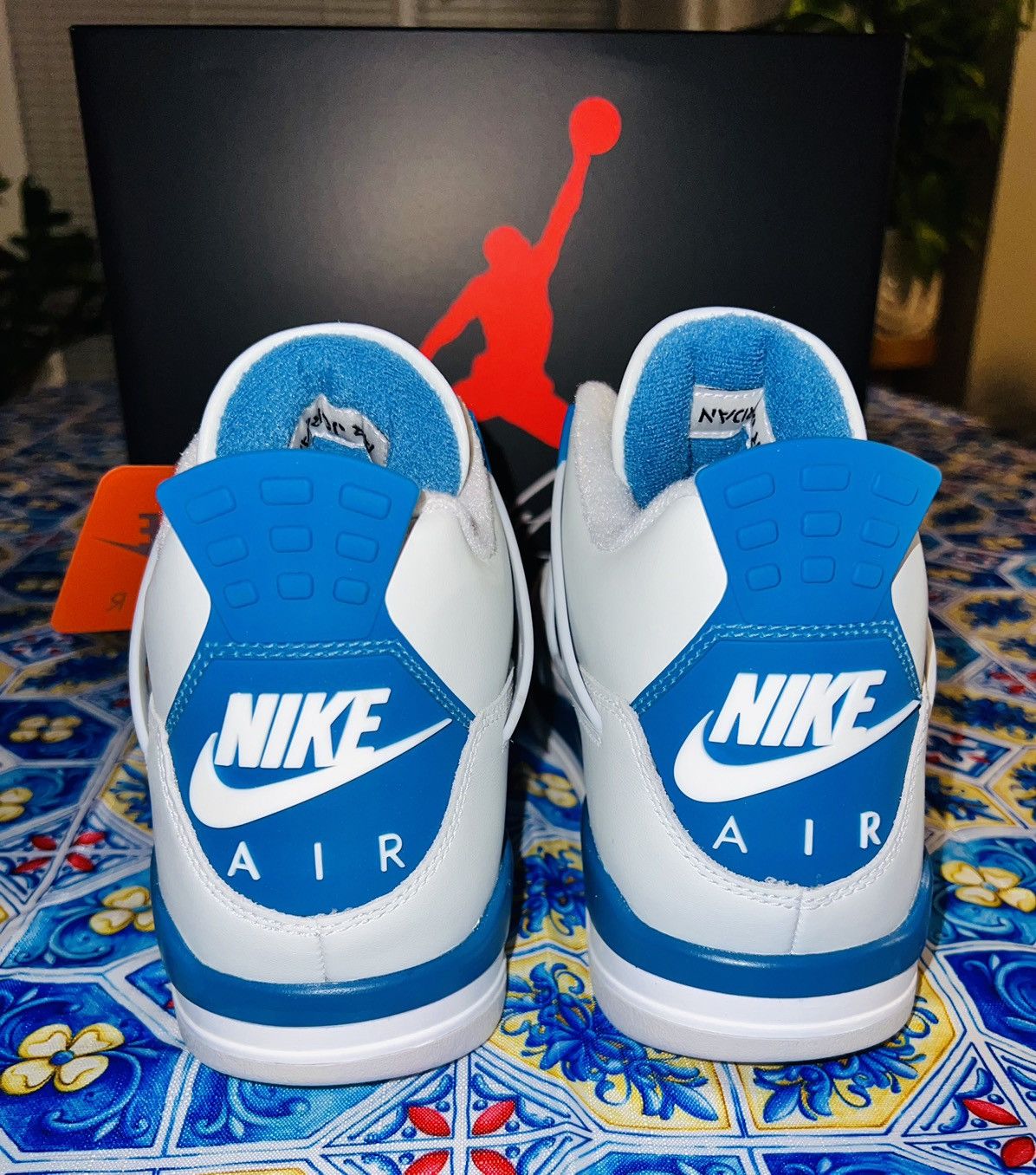 Jordan Brand × Nike NIKE AIR JORDAN 4 (Military Blue) Size US 10.5 / EU 43-44 - 4 Thumbnail