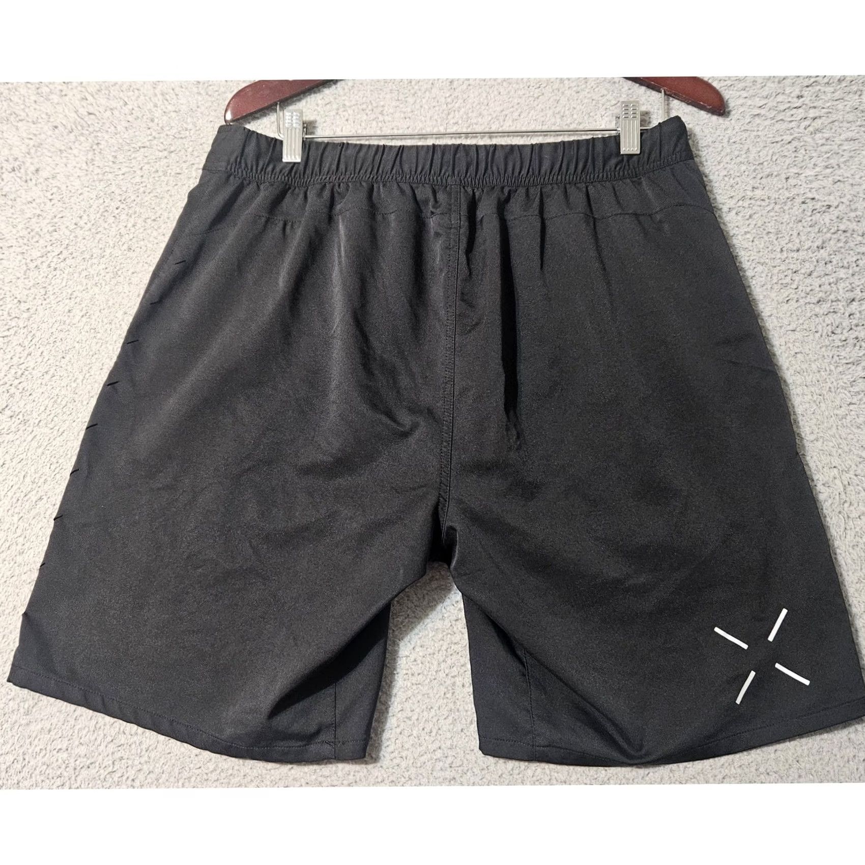 Ten Thousand Ten Thousand Lined Active Shorts Men's Size XL 9" Black Workout Gym Size US 36 / EU 52 - 2 Thumbnail