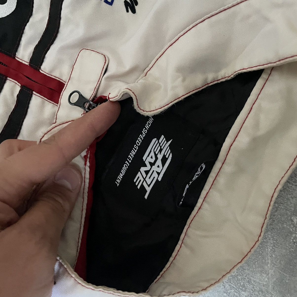 NASCAR Speed Freak Fast Line F1 moto Racing Jacket bomber marlboro Size US XXL / EU 58 / 5 - 9 Thumbnail