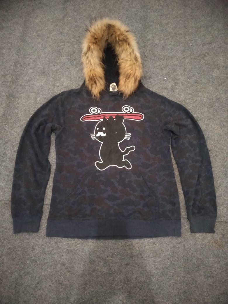 20471120 Lucpy fur Hoodie blue camo Size US M / EU 48-50 / 2 - 1 Thumbnail
