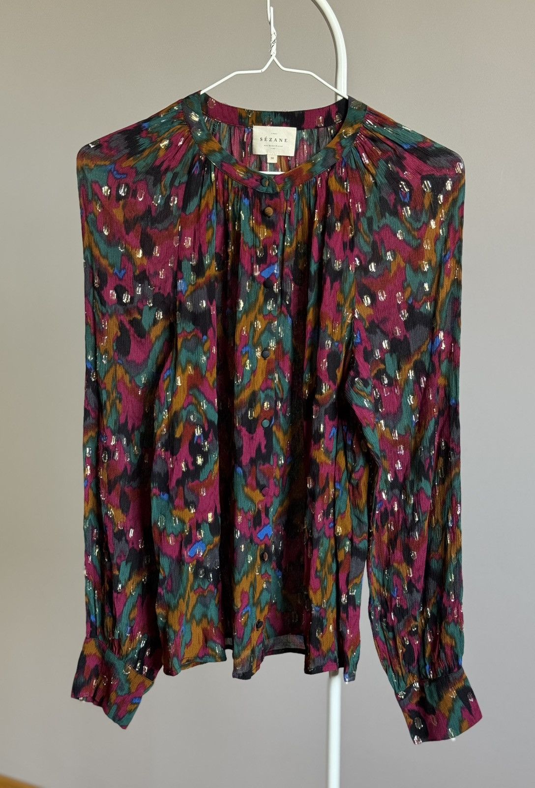 Sezane Sézane Blouse Multicolour Size 38 Size S / US 4 / IT 40 - 2 Thumbnail