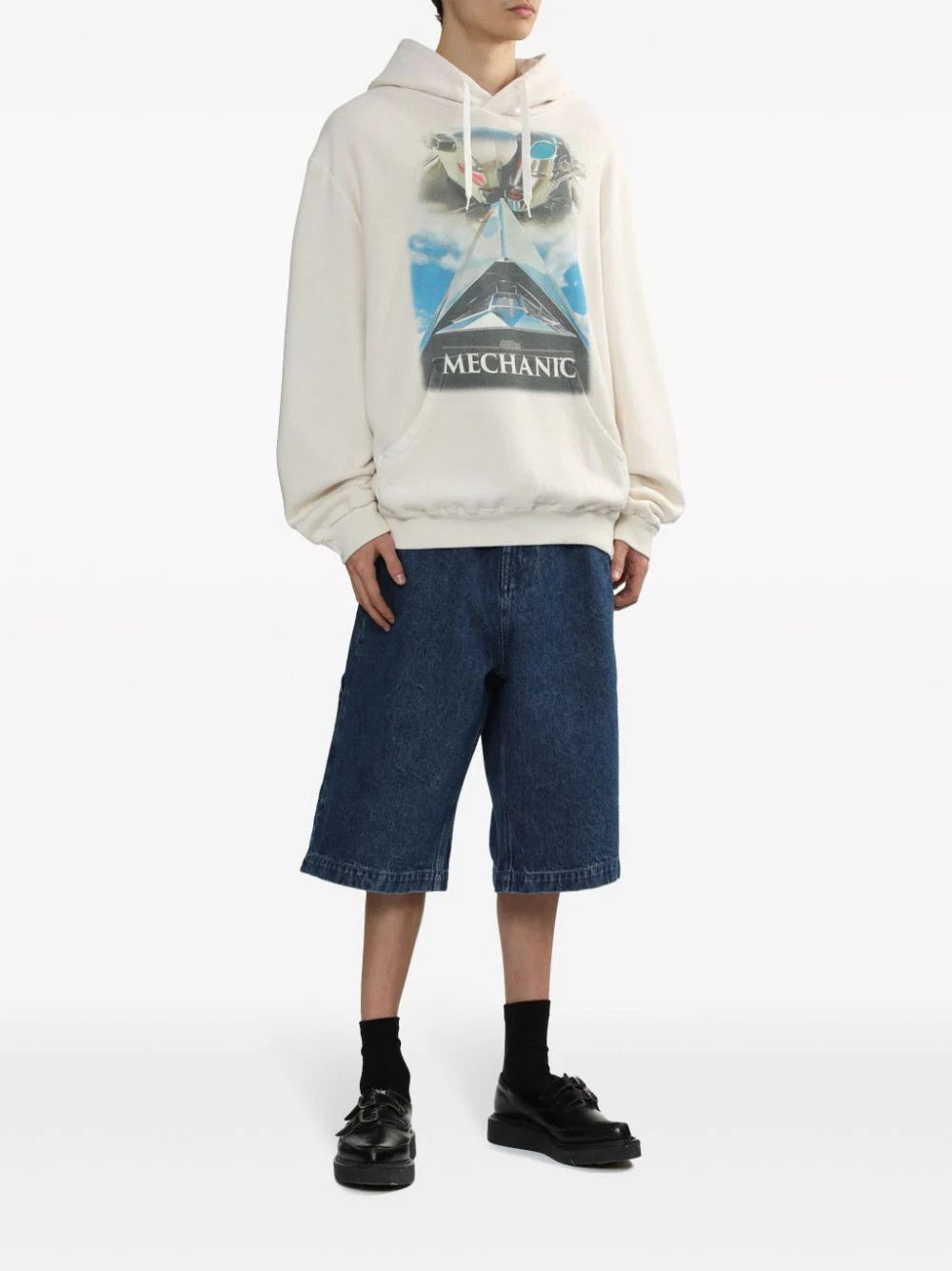 Doublet o1mris0824 Print Hoodie in White Size US S / EU 44-46 / 1 - 8 Thumbnail