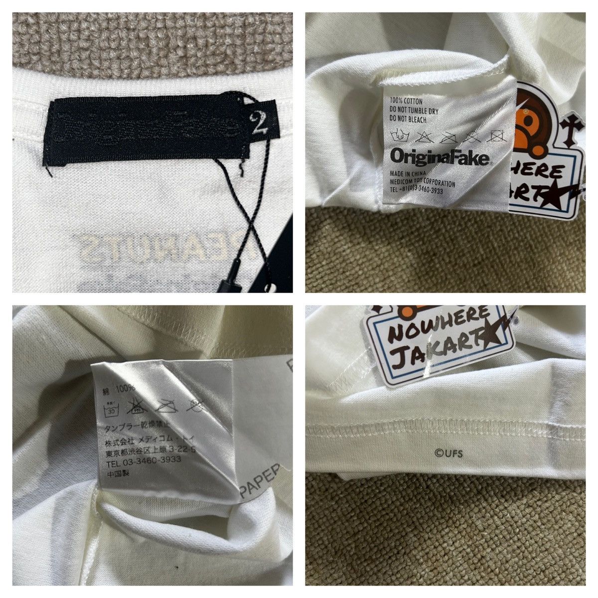 Kaws Kaws Original Fake x Peanuts Tee Size US M / EU 48-50 / 2 - 9 Thumbnail