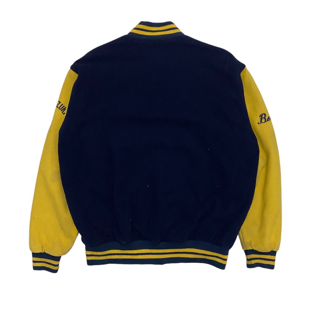 Descente × Japanese Brand × Vintage ☀️Vintage Desente wool stadium varsity jacket Size US M / EU 48-50 / 2 - 10 Thumbnail
