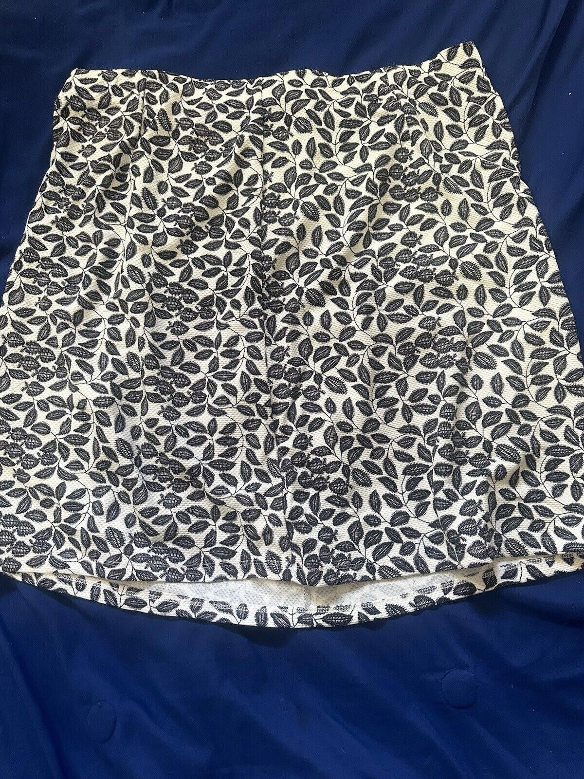 Designer Catos Skirt Size 22 24 W Midi Black White Career 3X Size 42" / US 20 - 2 Thumbnail