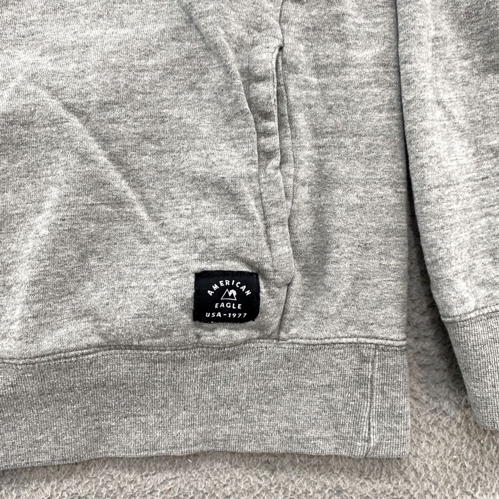 American Eagle Outfitters American Eagle Outfitters Sweatshirt Raglan Long Sleeve Embroidered Pullover Gray MT Men’s Size Big & Tall Cotton Blend Casual Shirt/ Sweater Size US M / EU 48-50 / 2 - 2 Thumbnail