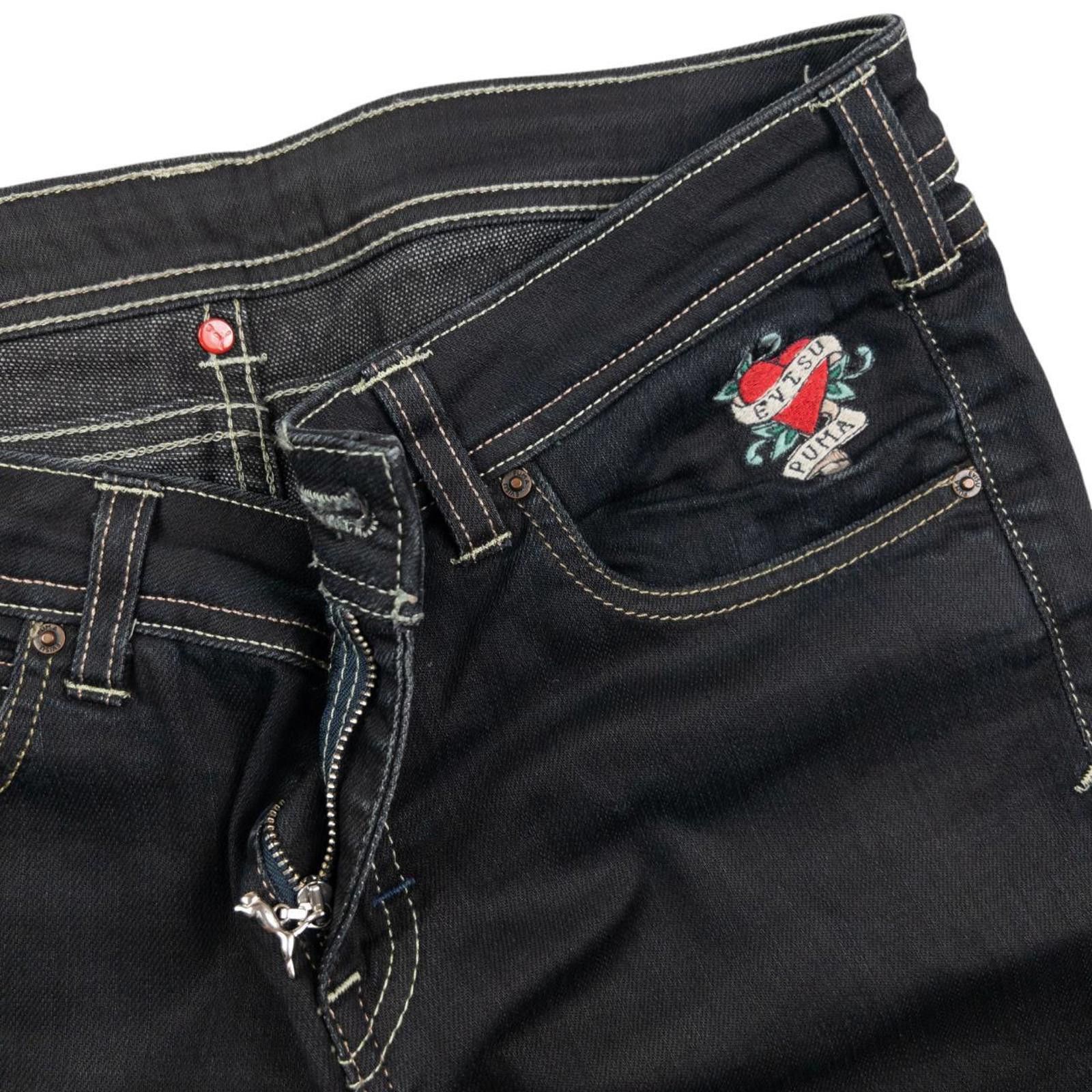 Puma Vintage Puma X Evisu Double Gull Japanese Denim Jeans W35 Size US 32 / EU 48 - 5 Thumbnail