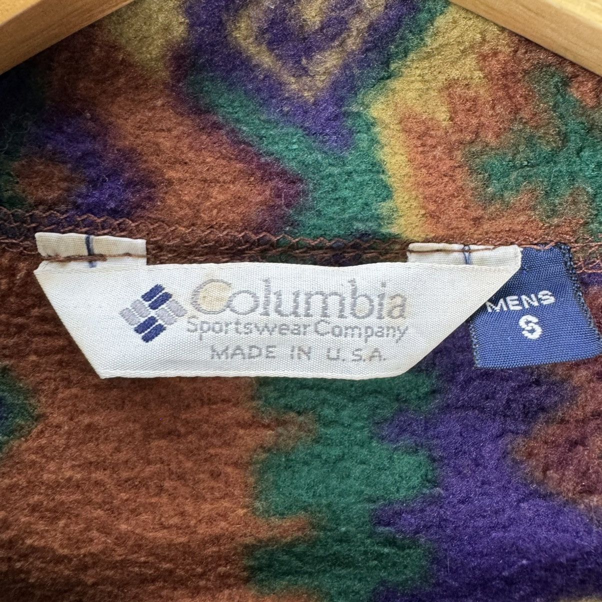 Columbia ☀️COLUMBIA AZTEC PULLOVER FLEECE JACKET Size US S / EU 44-46 / 1 - 8 Thumbnail