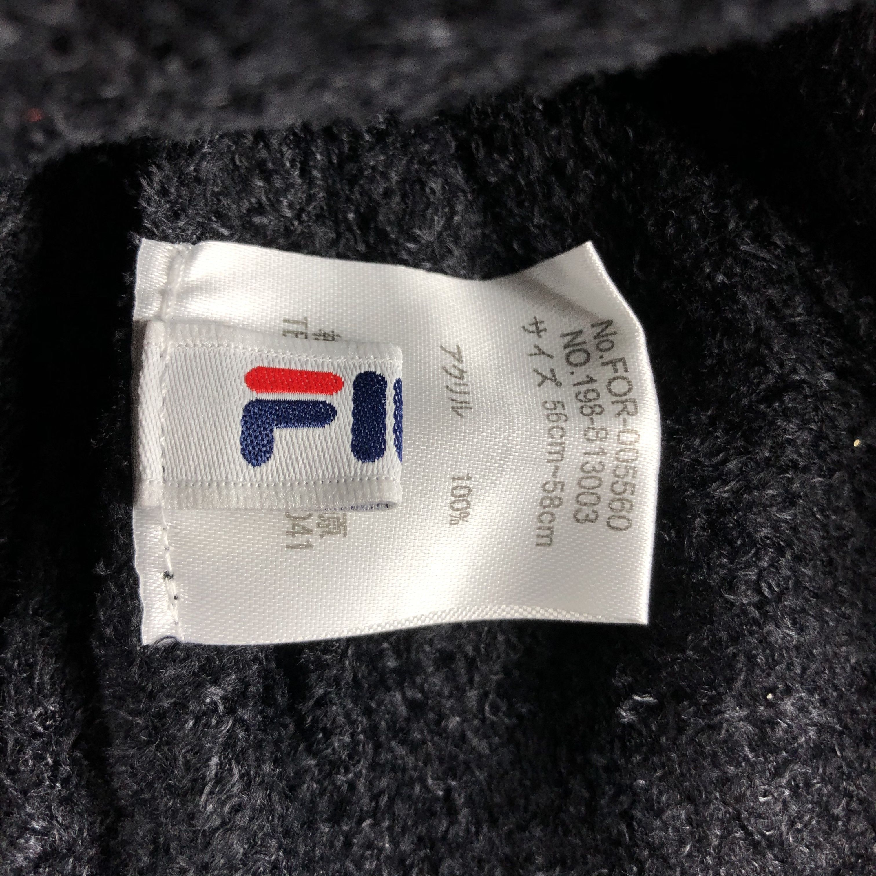 Fila × Vintage Fila Beanie Snow Hat Snow Cap -D732 Size ONE SIZE - 5 Thumbnail