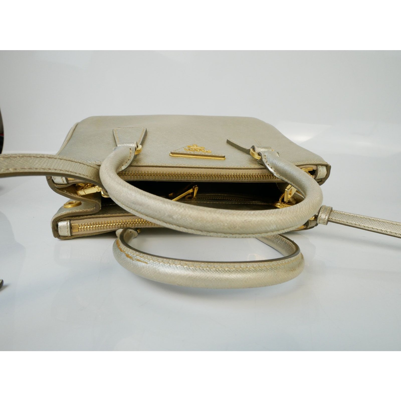 Prada Prada Gold Lux Galleria Tote Size ONE SIZE - 5 Thumbnail