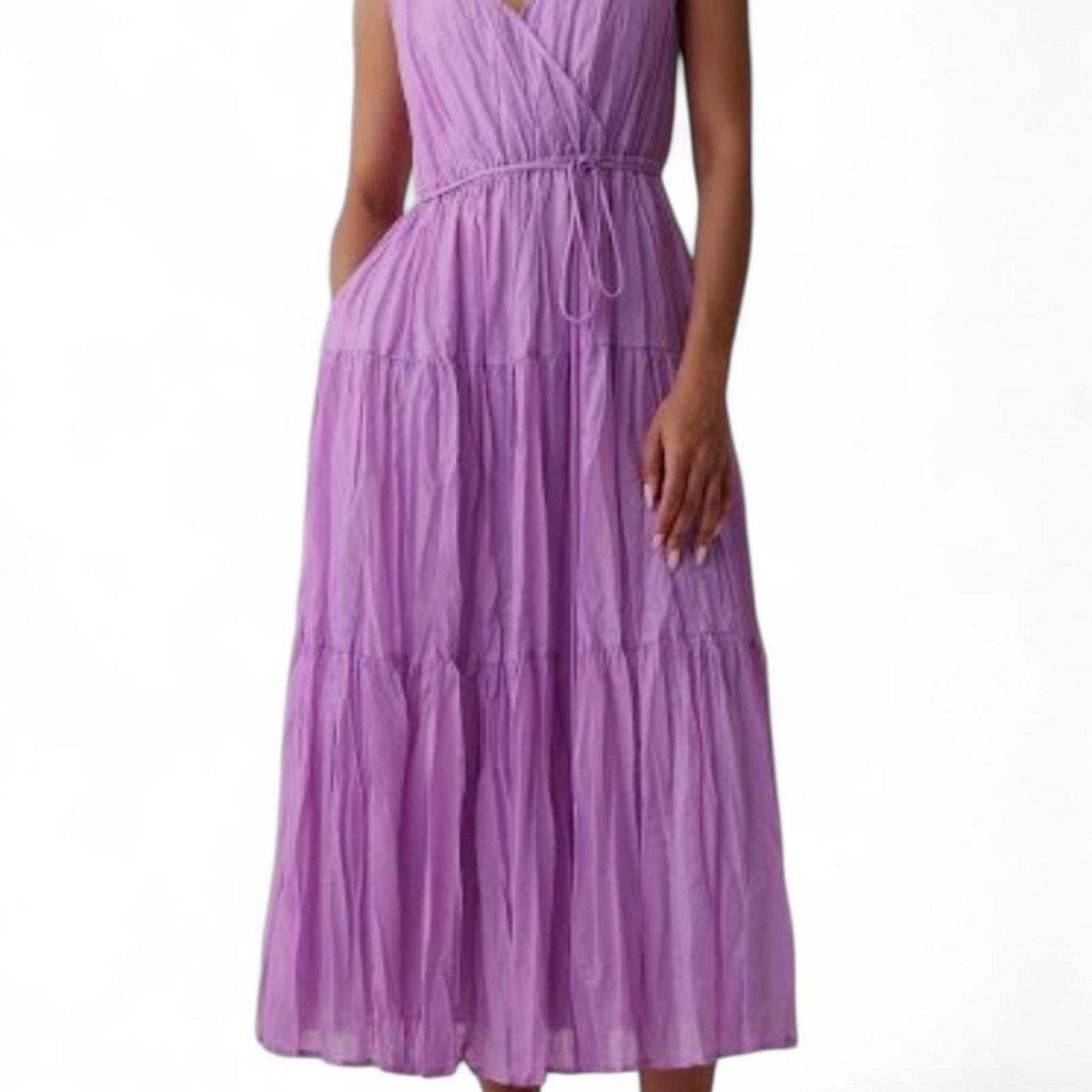 Anthropologie Anthropology - lavender maxi dress, sleeveless. Size XS / US 0-2 / IT 36-38 - 2 Thumbnail