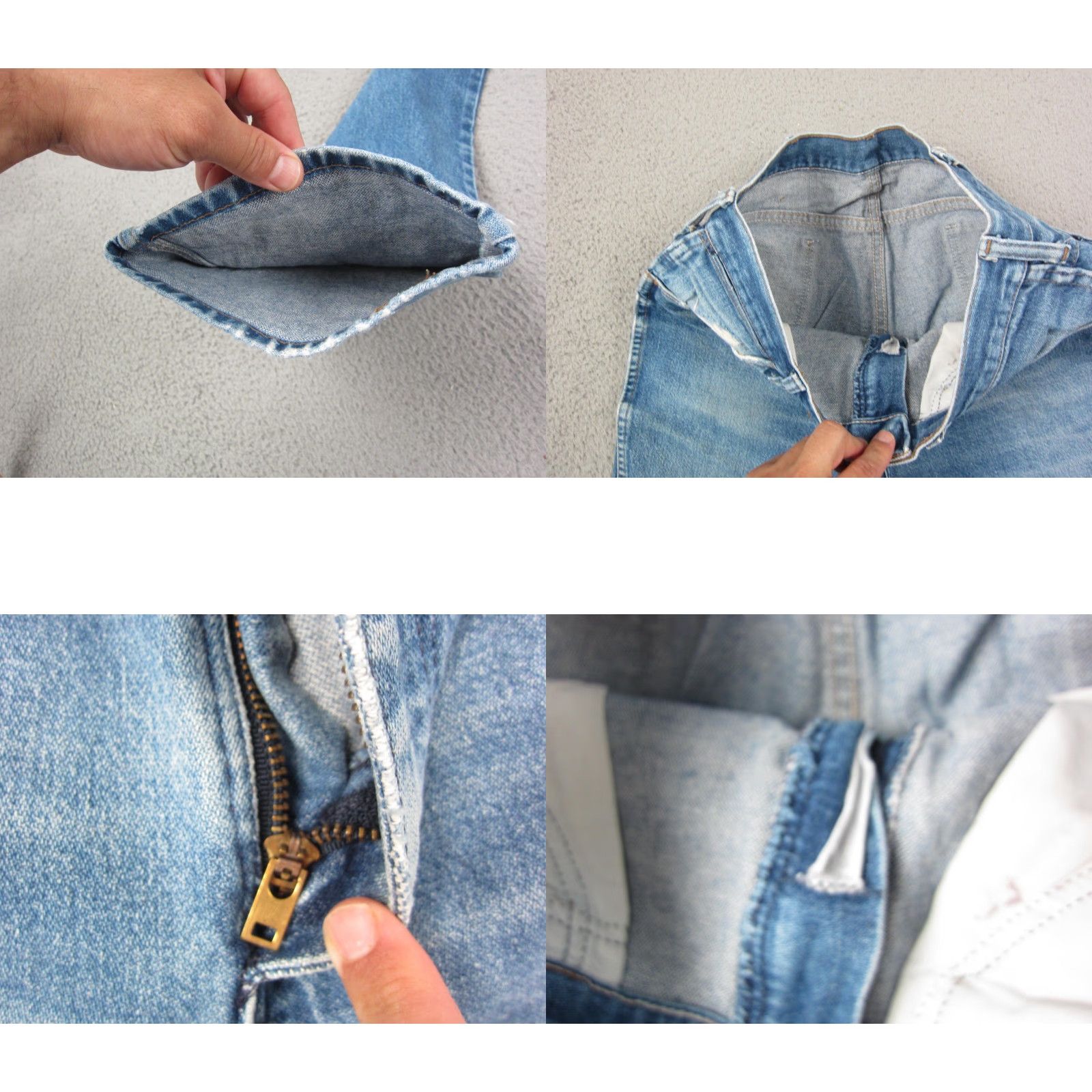 Wrangler VINTAGE Wrangler Jeans Men Regular Blue 30 x 31 Denim Straight 5-Pocket Retro Size US 30 / EU 46 - 10 Thumbnail
