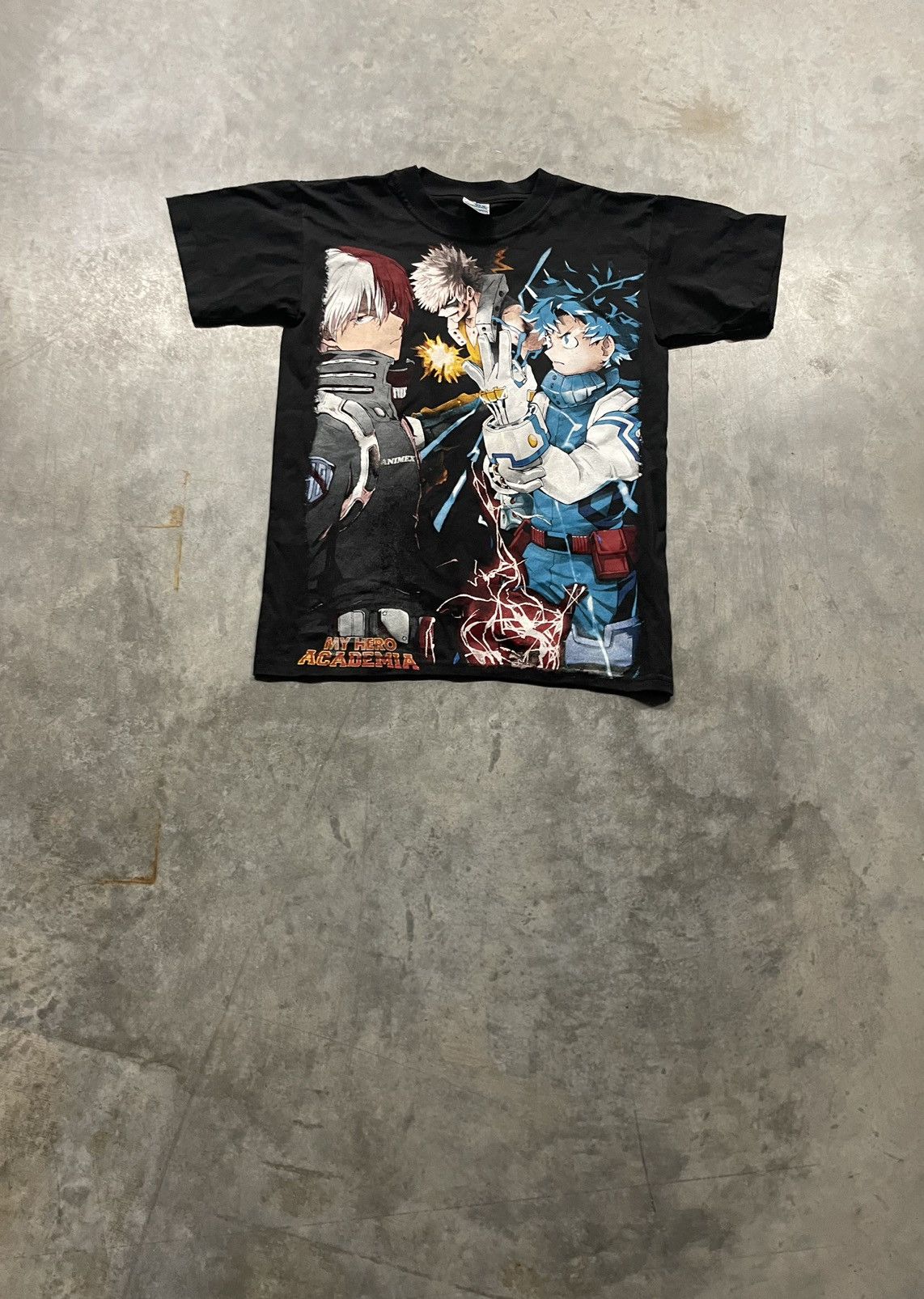 Vintage Y2K My Hero Academia Anime Mexican Bootleg T Shirt