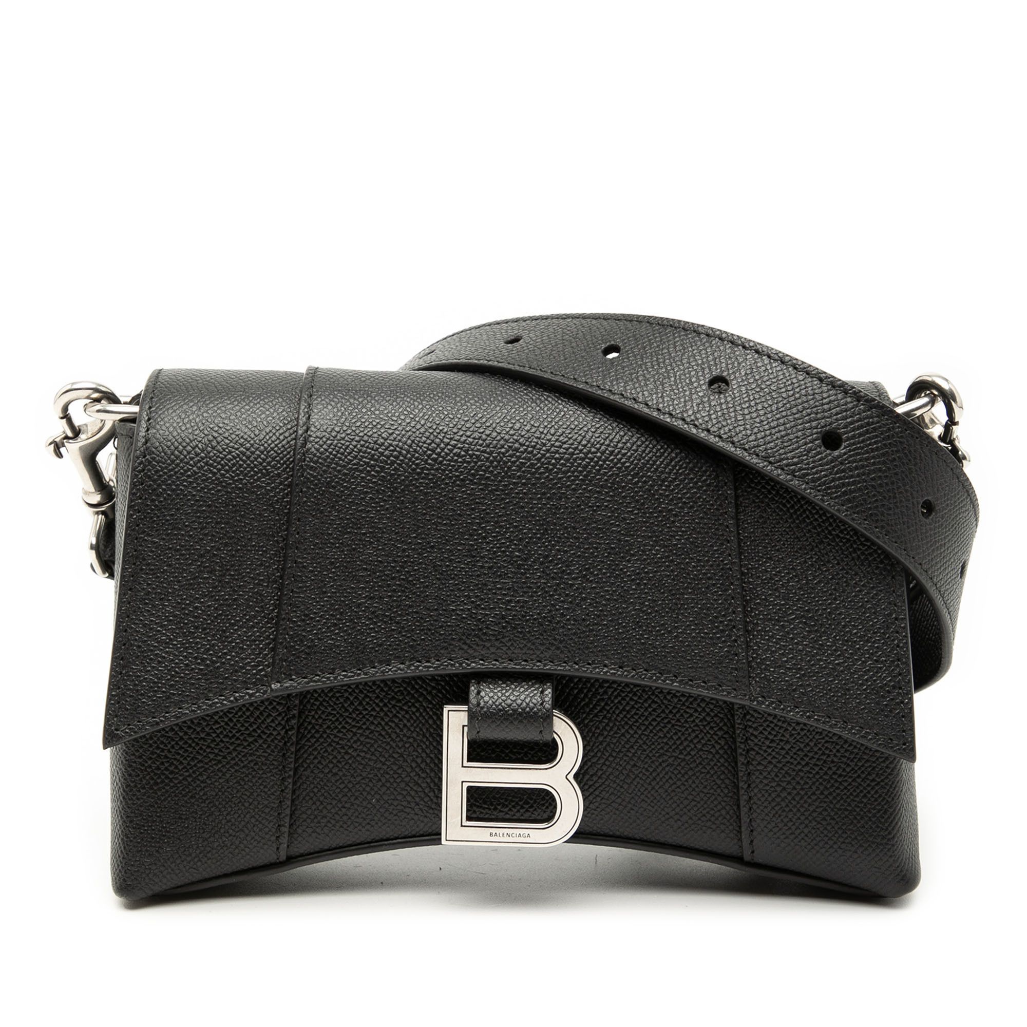 Balenciaga Balenciaga Calfskin Hourglass Downtown Crossbody XS Size ONE SIZE - 1 Thumbnail