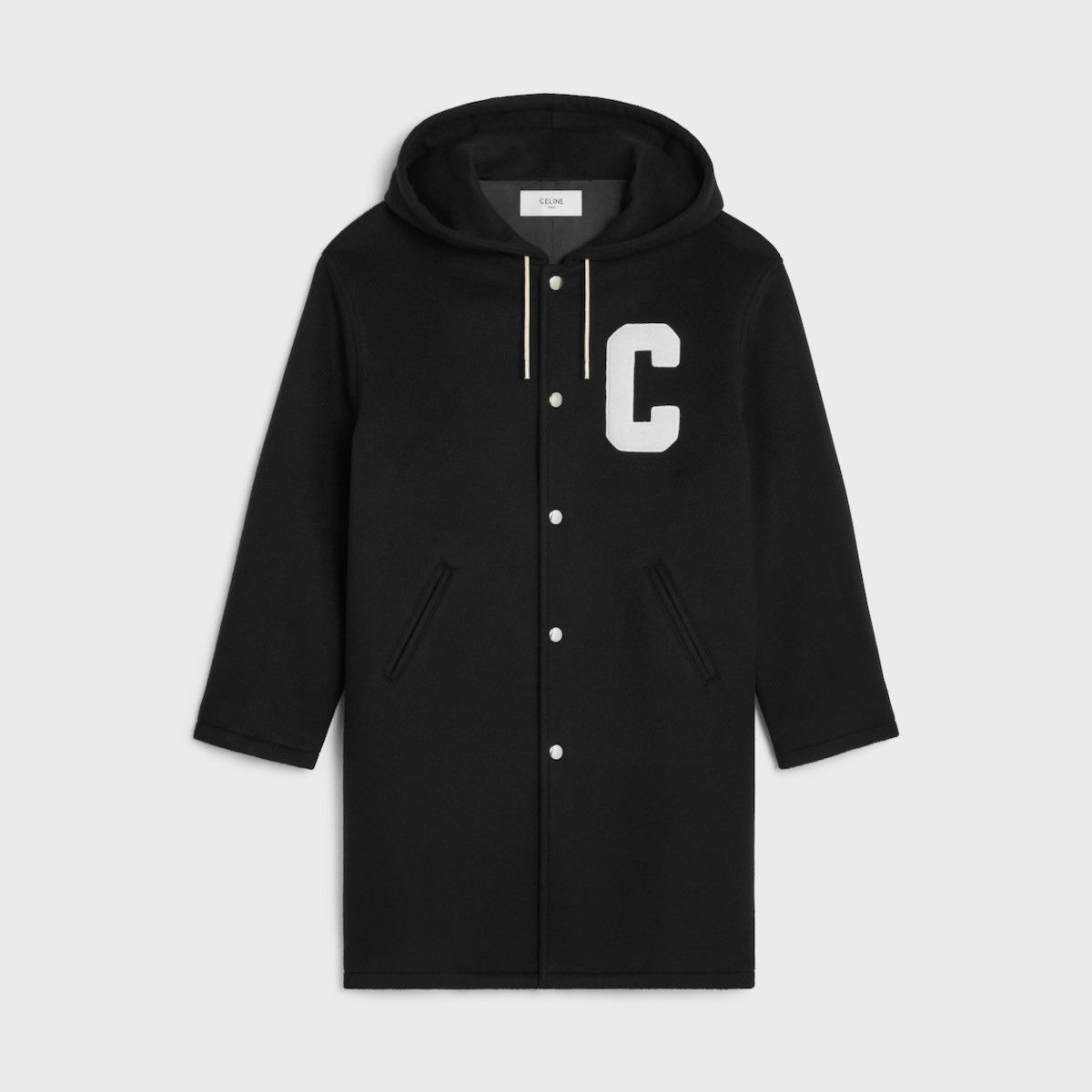Celine college long parka in double-face wool Size US L / EU 52-54 / 3 - 9 Thumbnail
