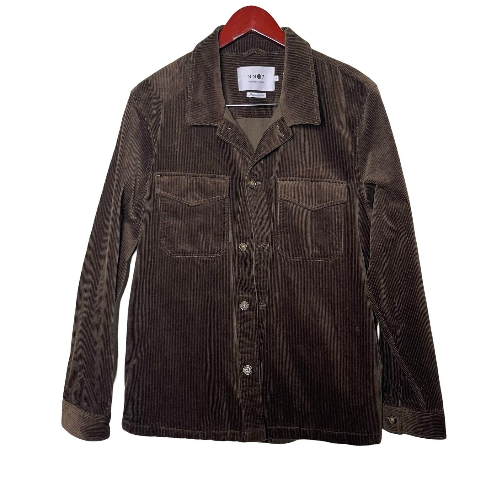 NN07 NN07 No Nationality BERNARD CORDUROY SHIRT JACKET in brown L Size US L / EU 52-54 / 3 - 2 Thumbnail